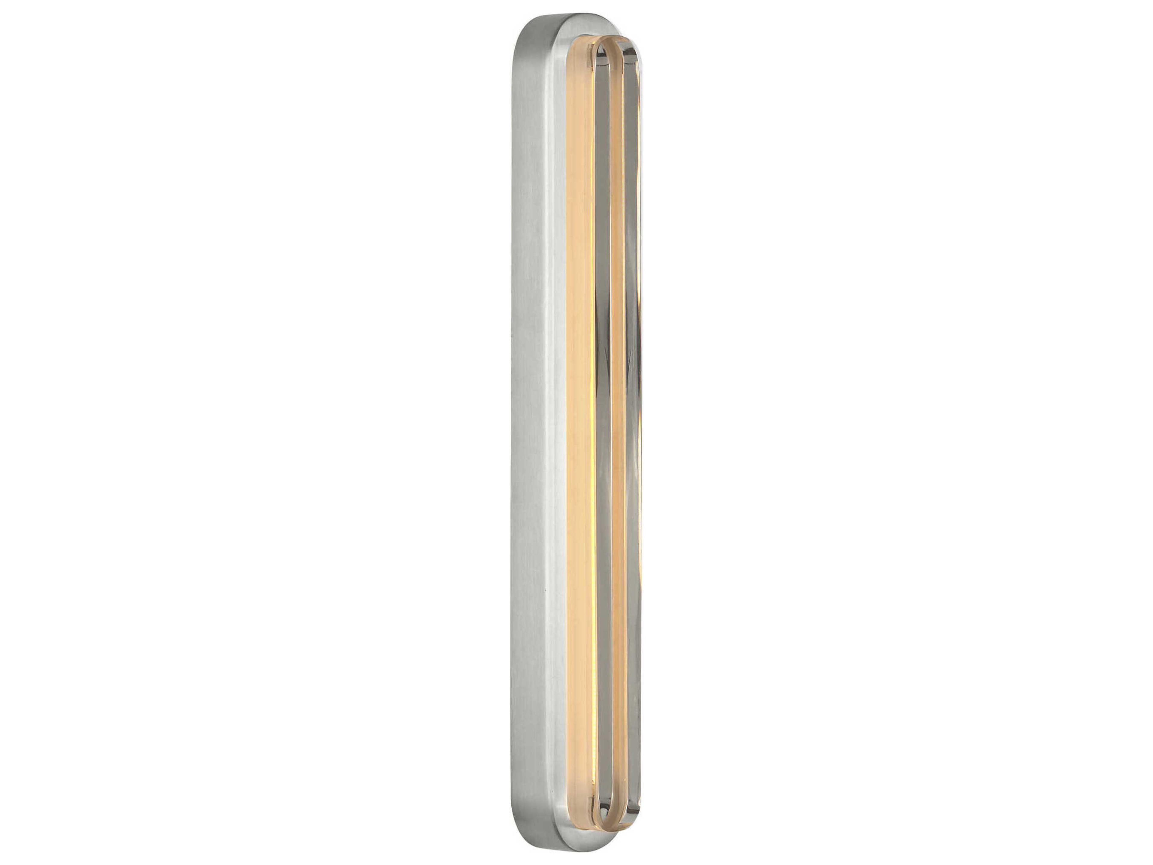 Visual Comfort Modern Emera 1-Light Satin Nickel Vanity Light