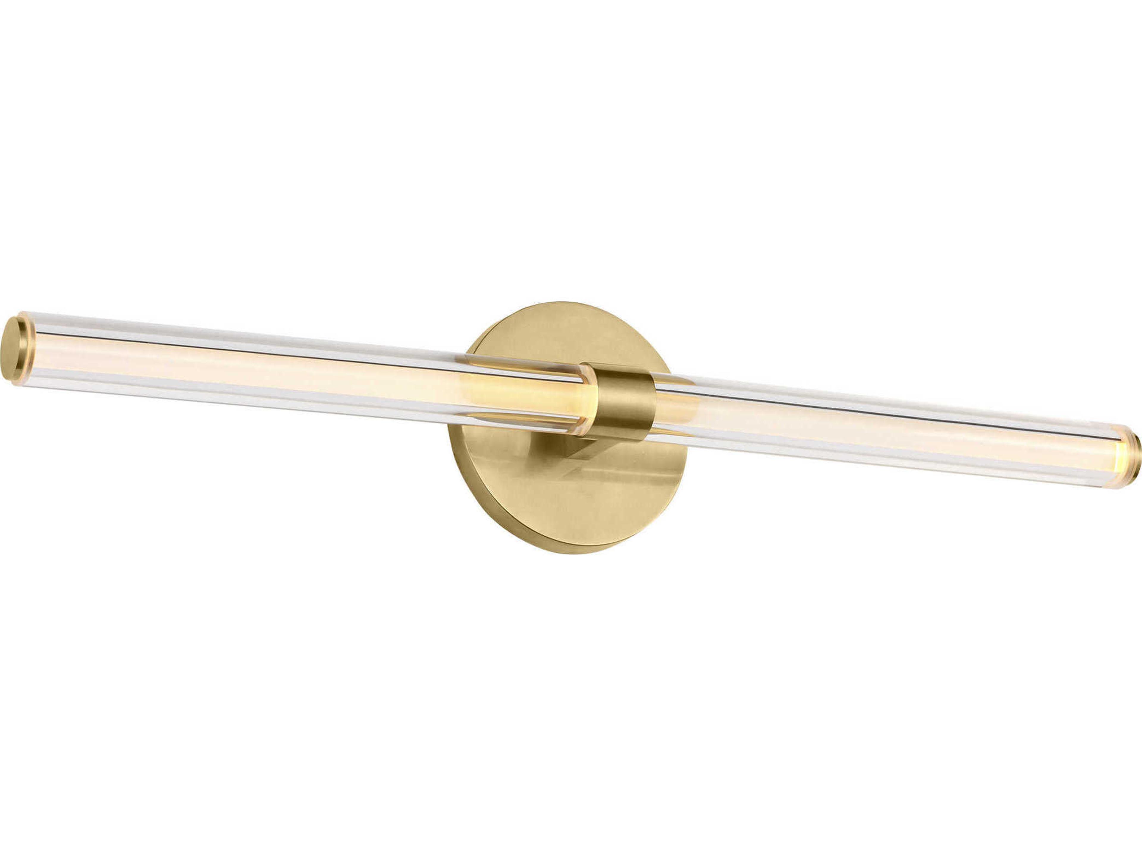 Visual Comfort Modern Reiya 1-Light Brass Vanity Light