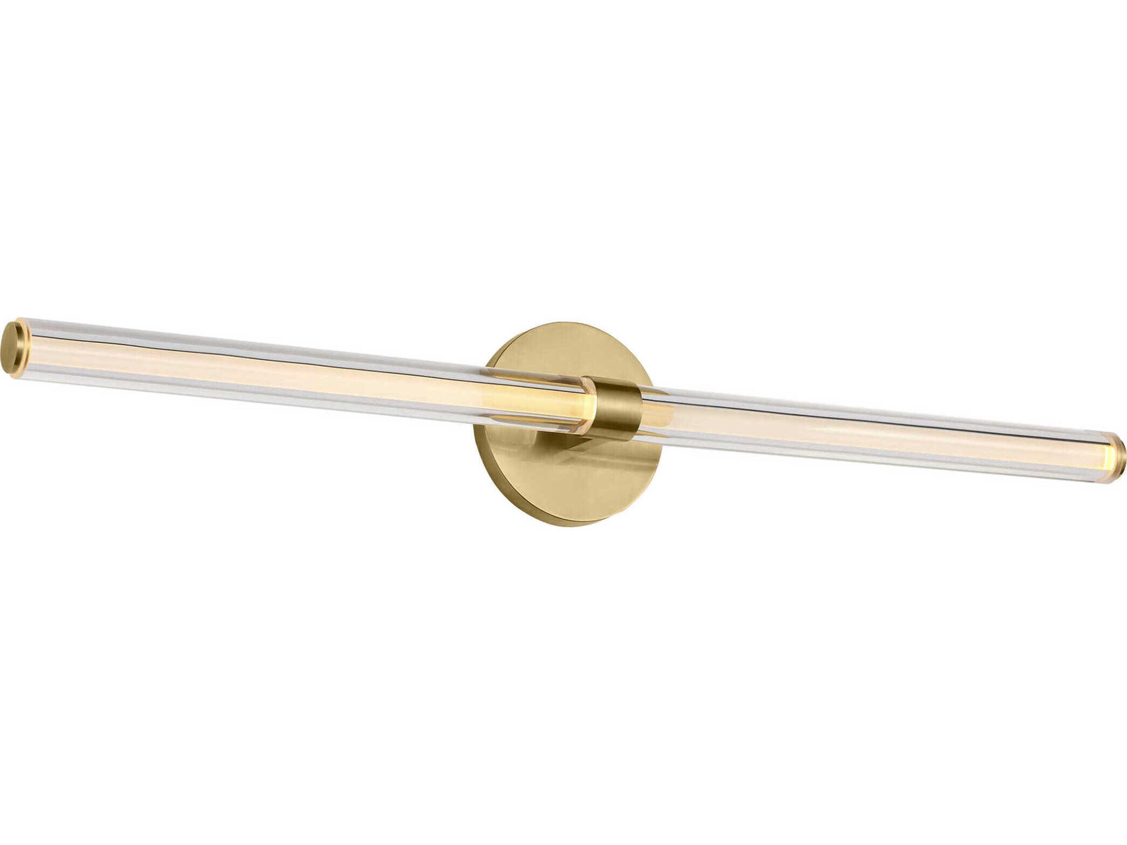 Visual Comfort Modern Reiya 1-Light Brass Vanity Light