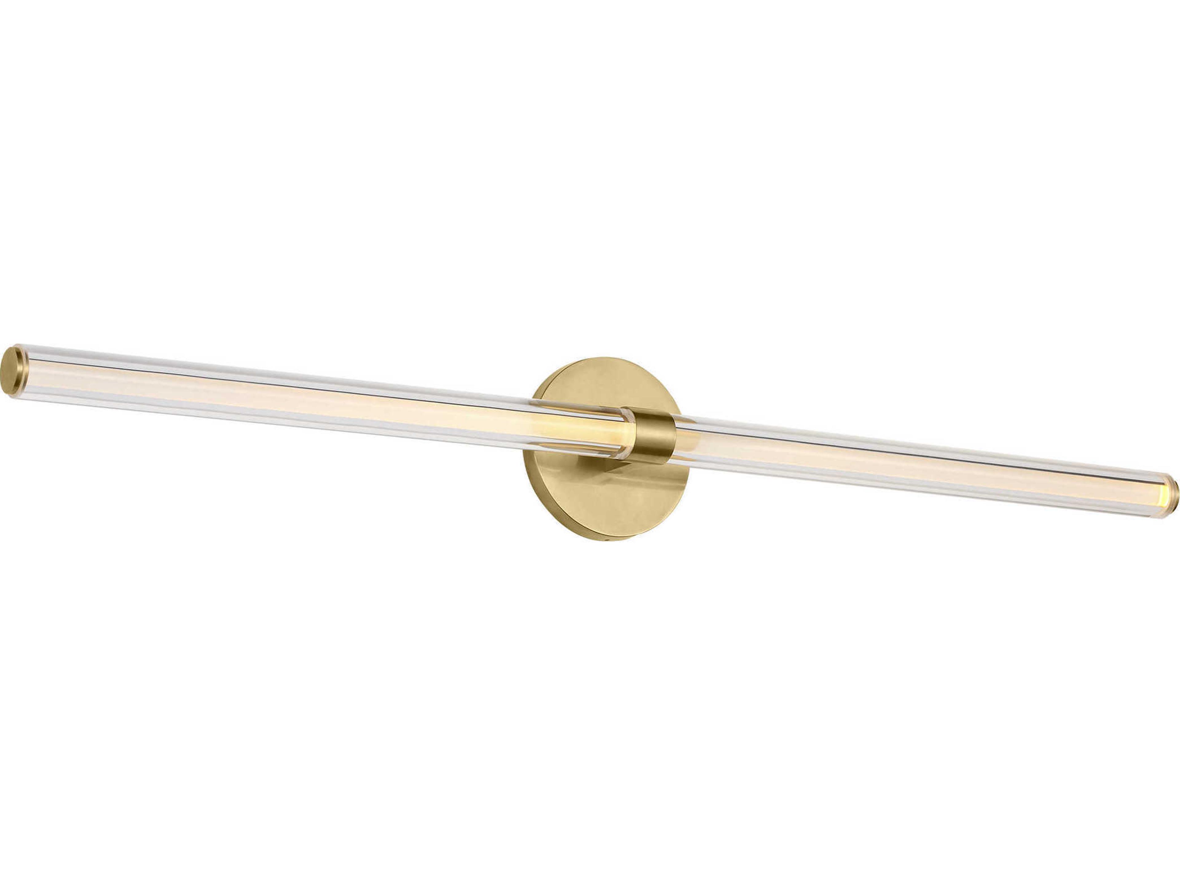 Visual Comfort Modern Reiya 1-Light Brass Vanity Light