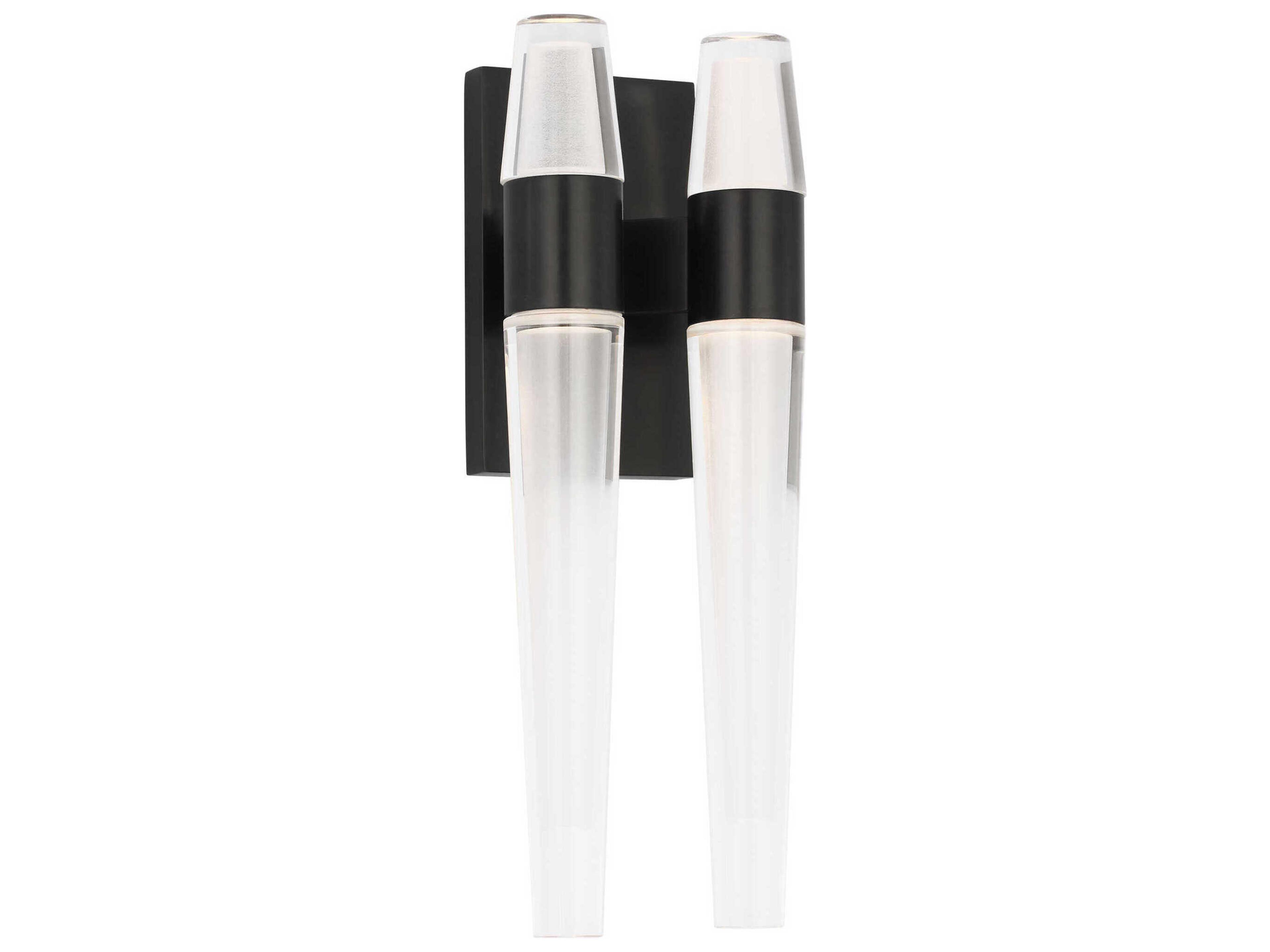 Visual Comfort Modern Lassell 4-Light Dark Bronze Wall Sconce