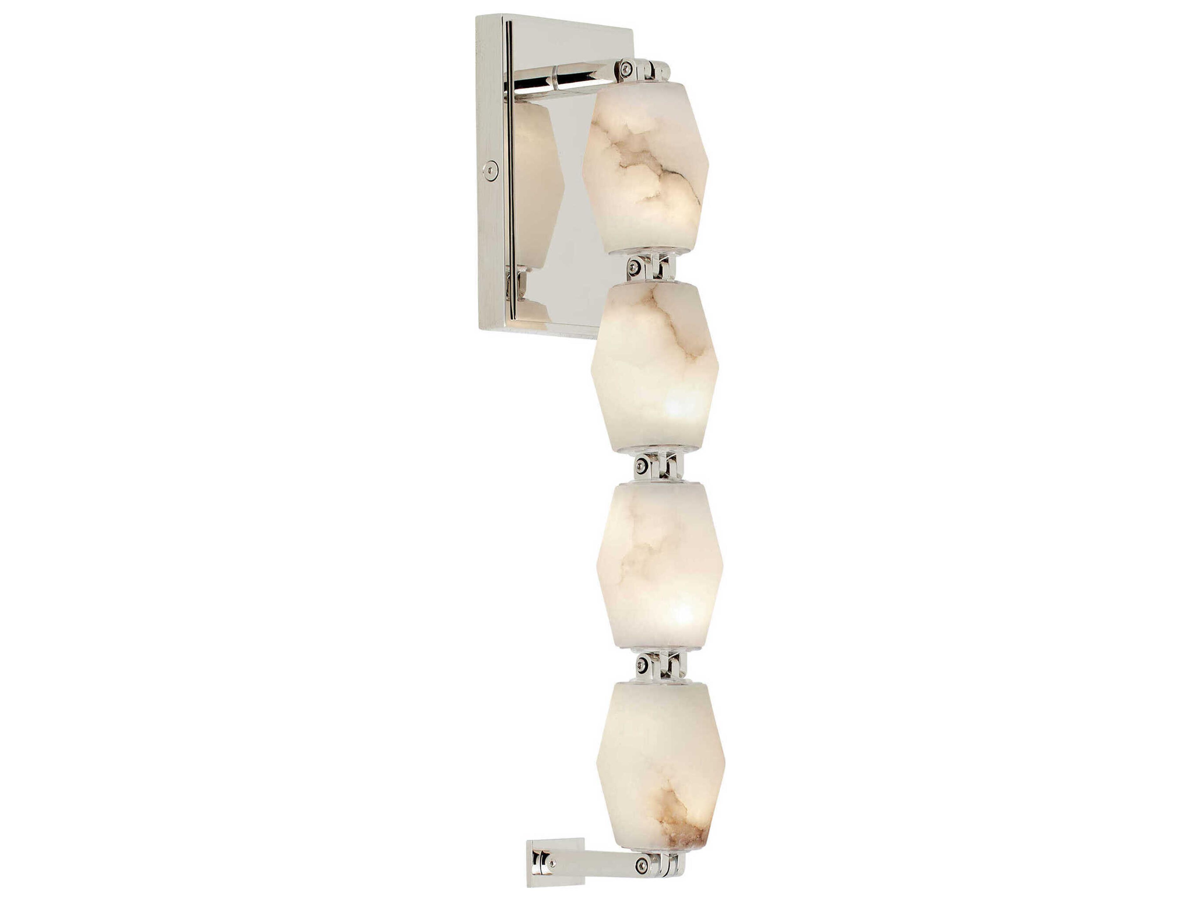 Visual Comfort Modern Collier 1-Light Polished Nickel Wall Sconce