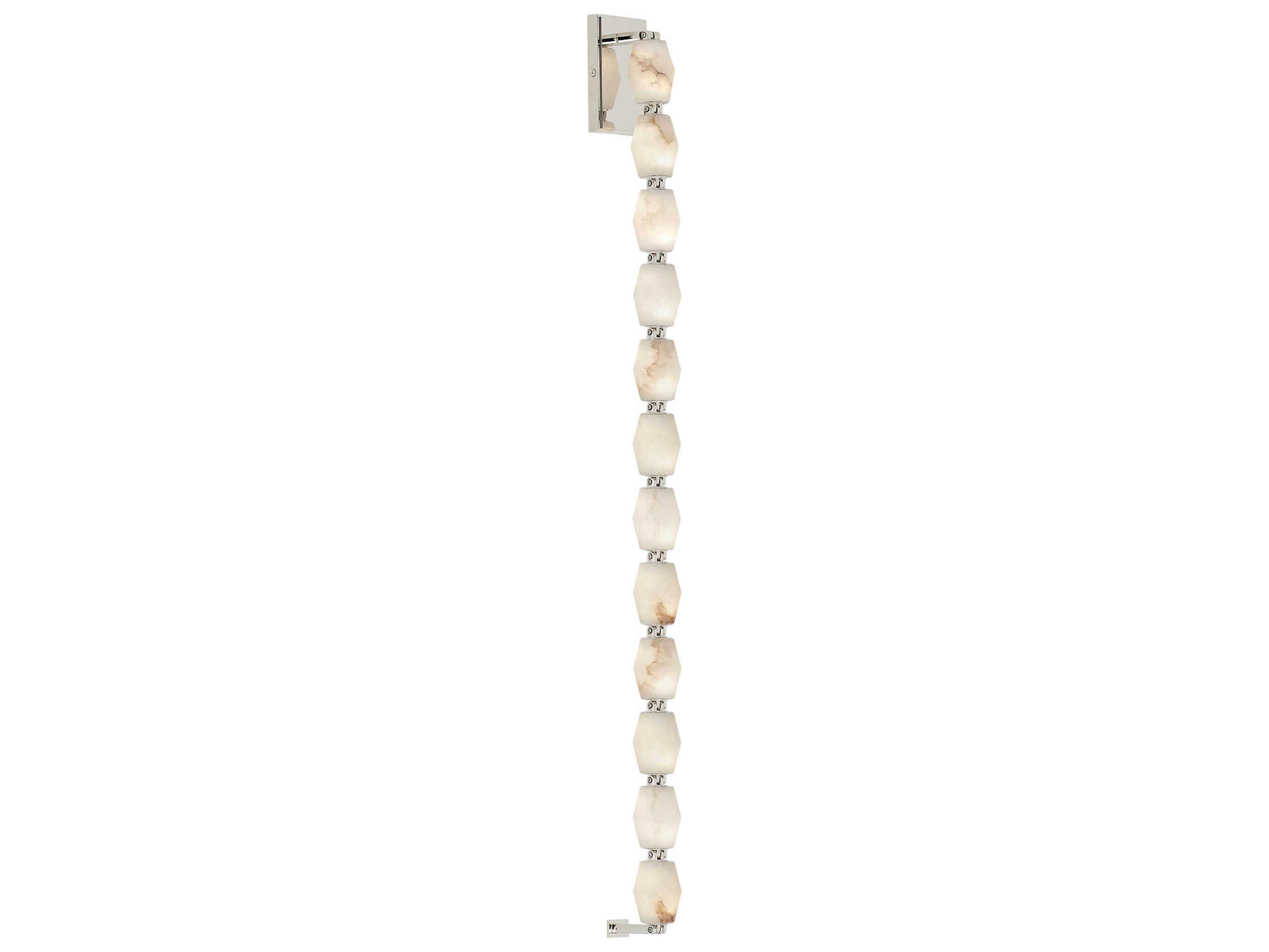 Visual Comfort Modern Collier 1-Light Polished Nickel Wall Sconce