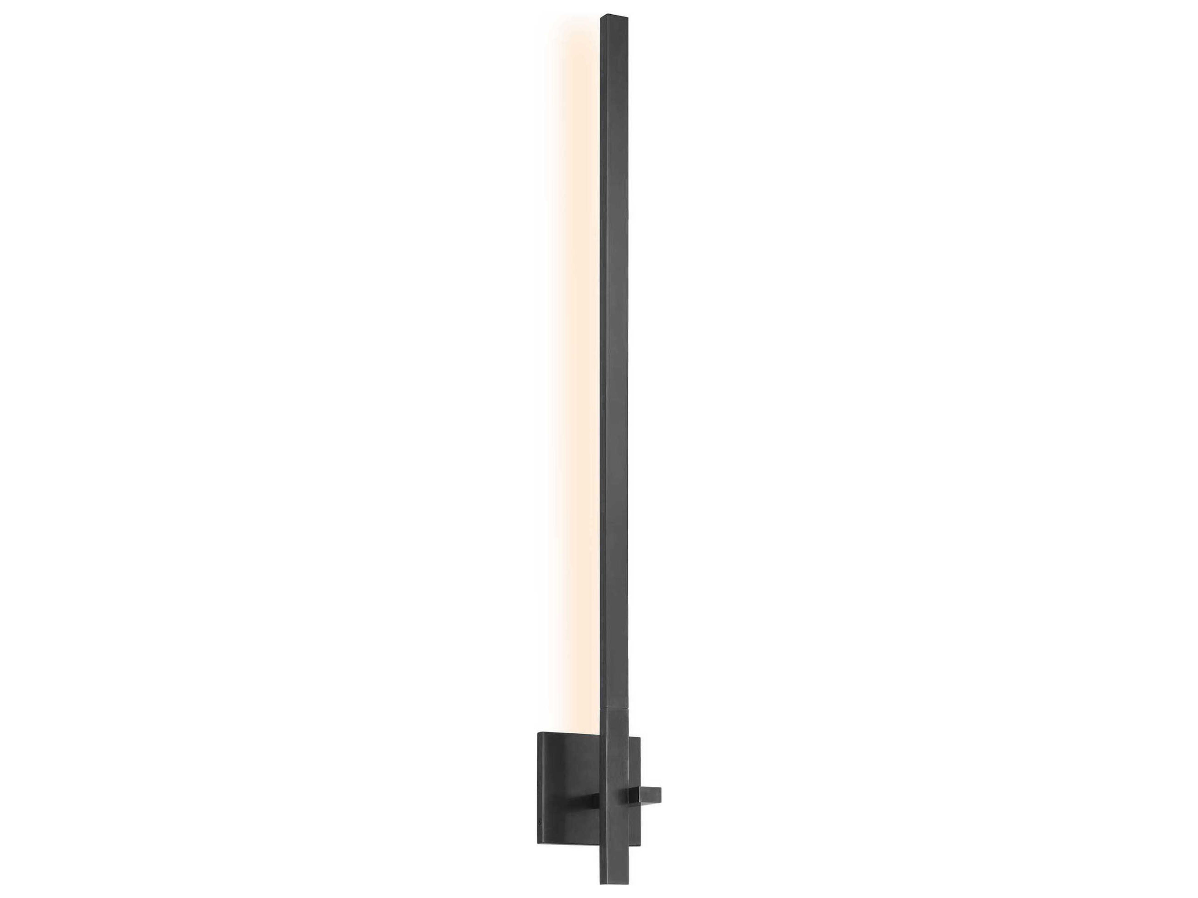 Visual Comfort Modern Cityscape 1-Light Bronze Wall Sconce