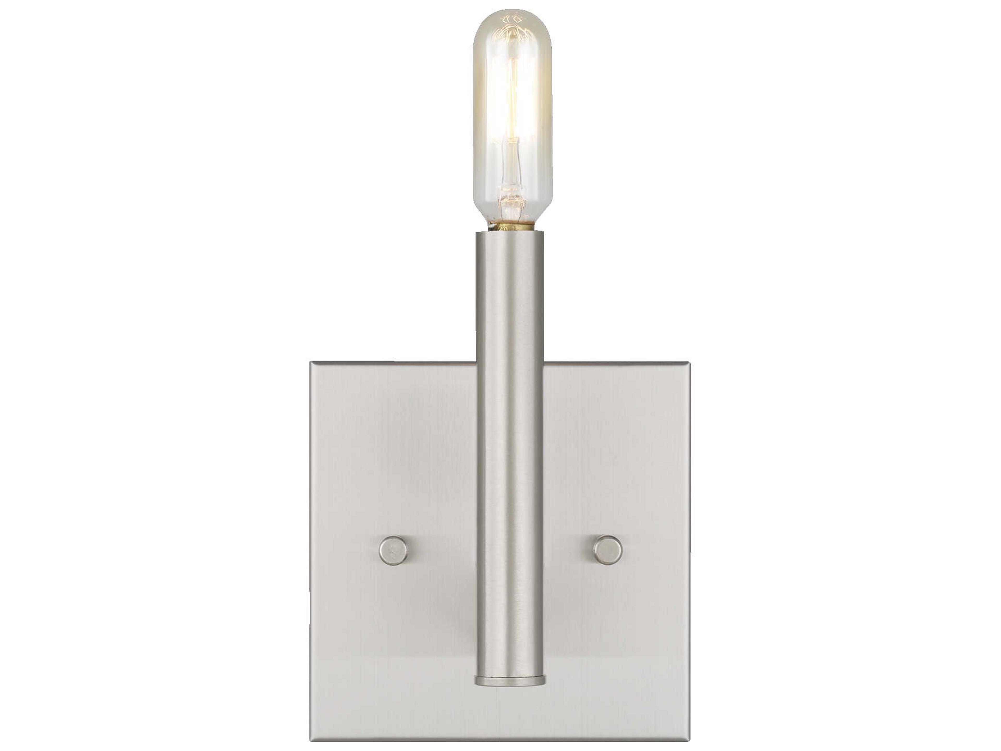 Visual Comfort Studio Vector 1-Light Brushed Nickel Wall Sconce