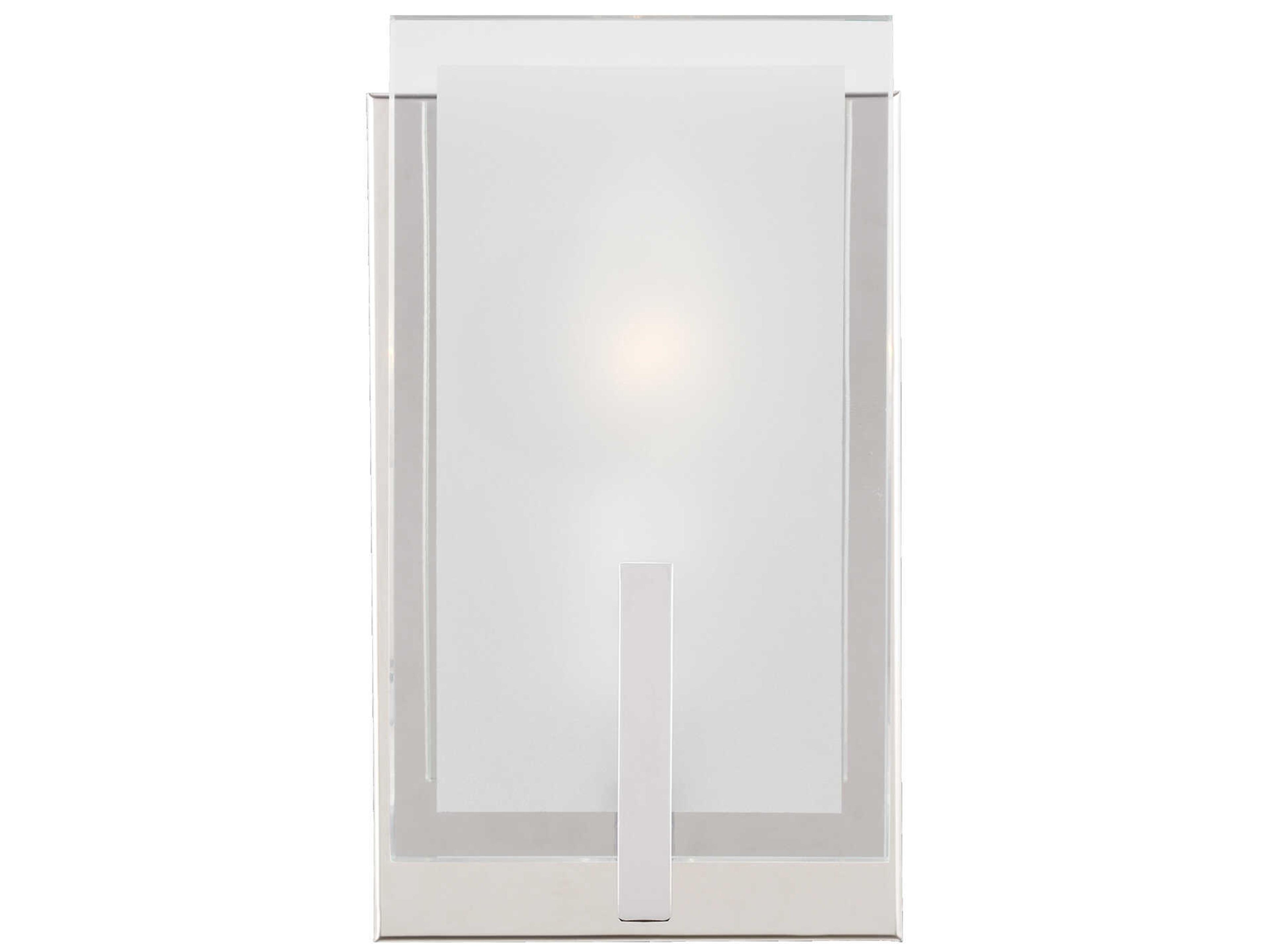 Visual Comfort Studio Syll 1-Light Chrome Wall Sconce