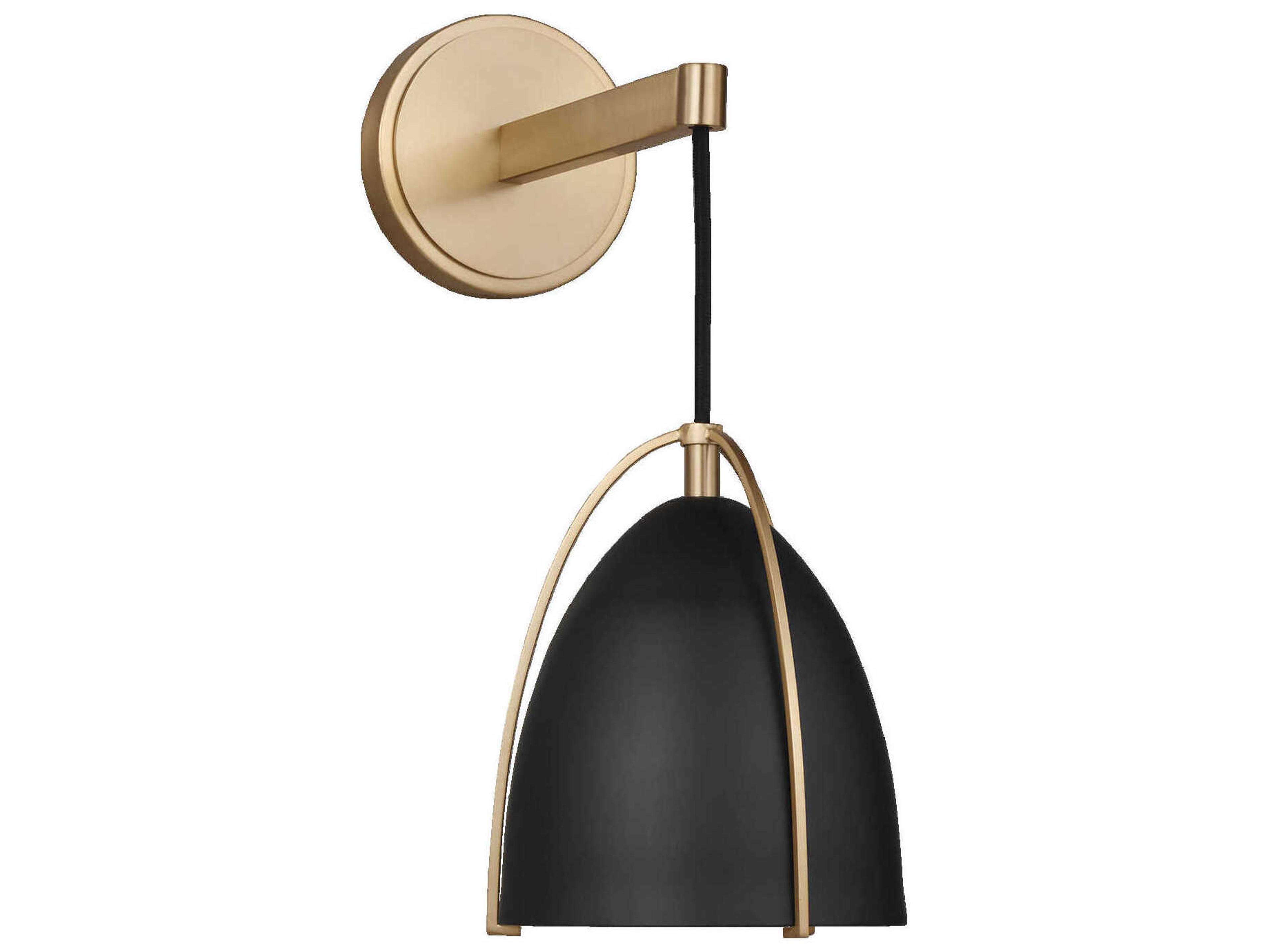 Visual Comfort Studio Norman 1-Light Satin Brass Wall Sconce