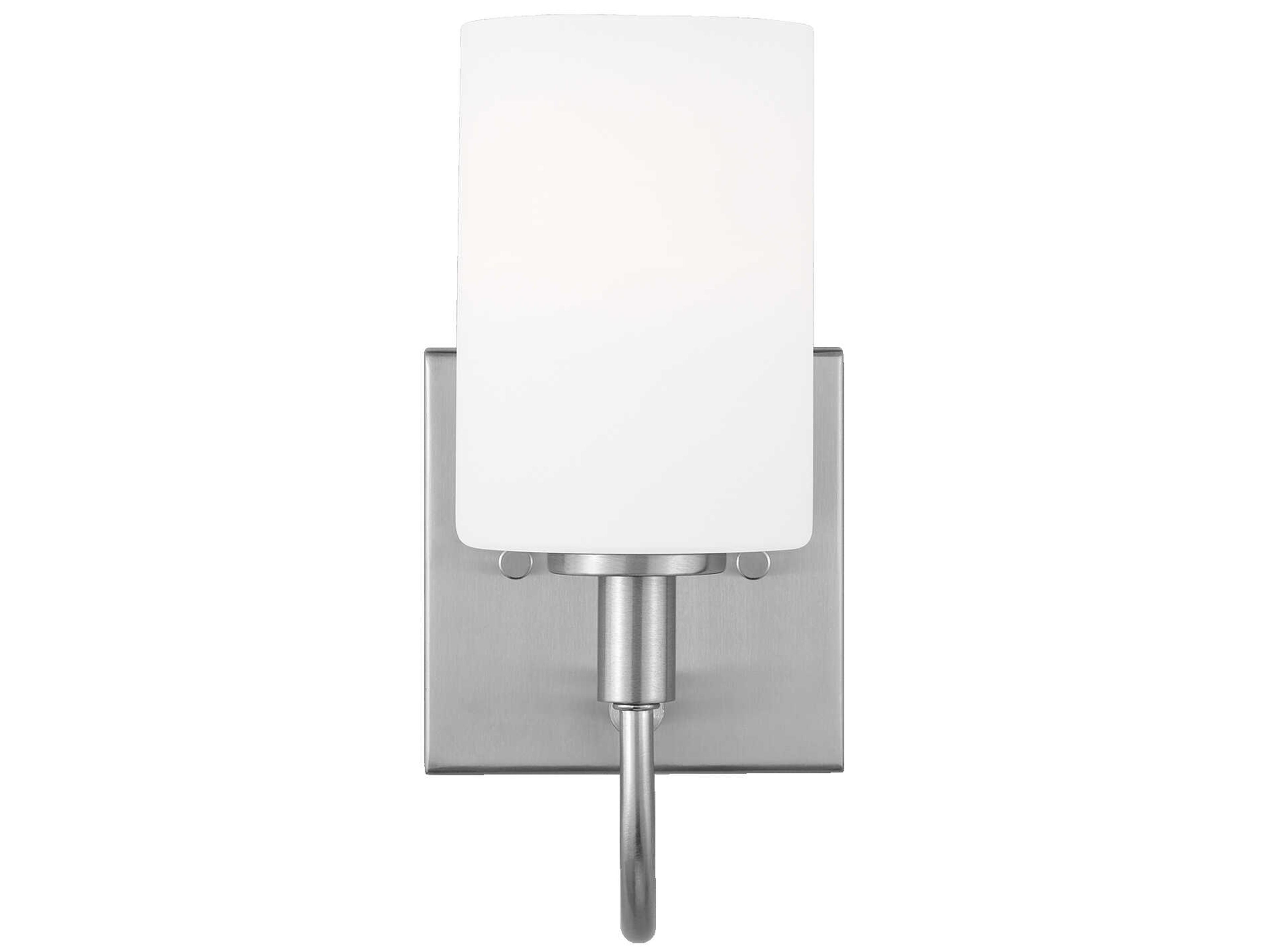Visual Comfort Studio Oak Moore 1-Light Brushed Nickel Wall Sconce