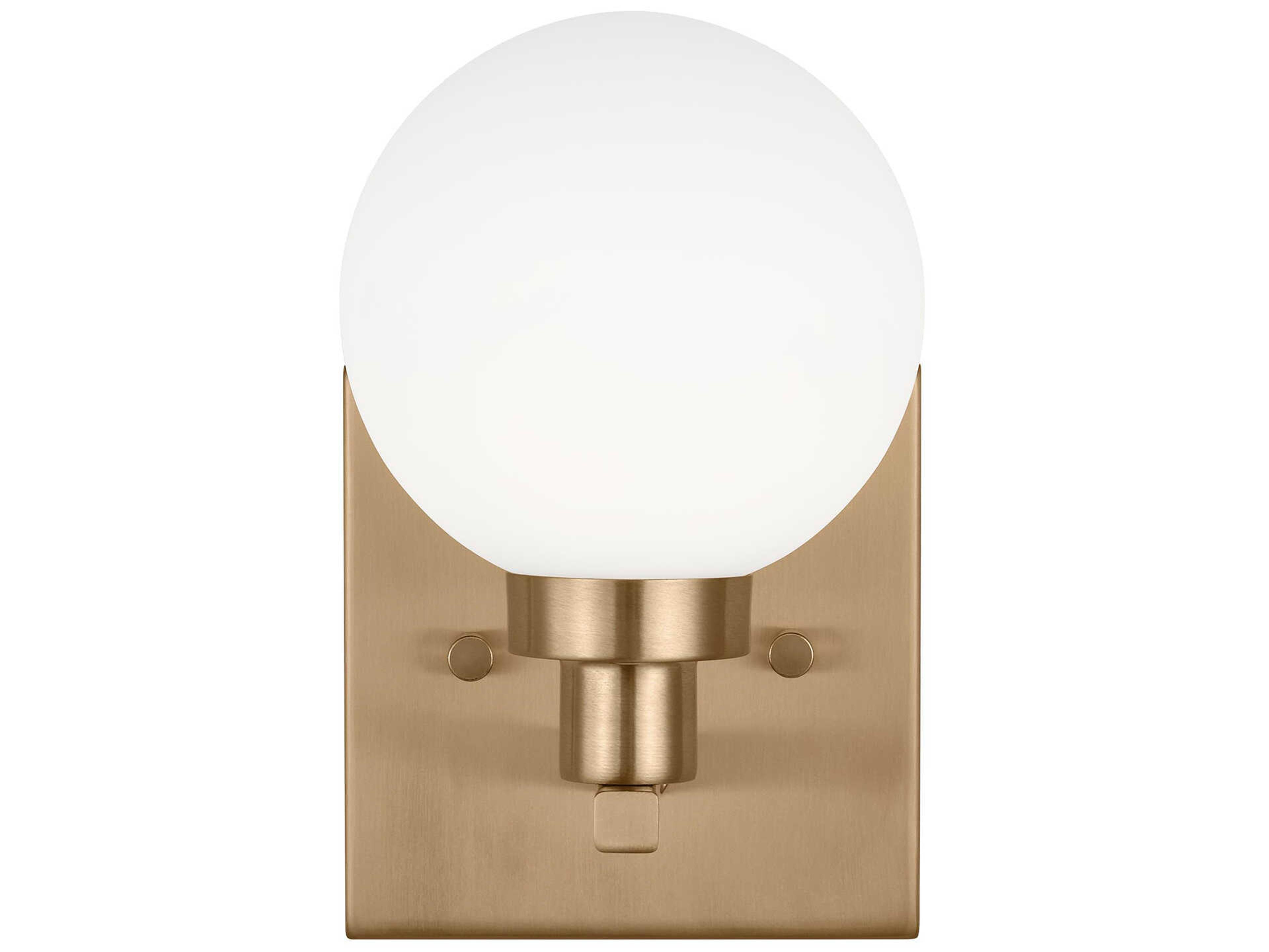 Visual Comfort Studio Clybourn 1-Light Satin Brass Wall Sconce