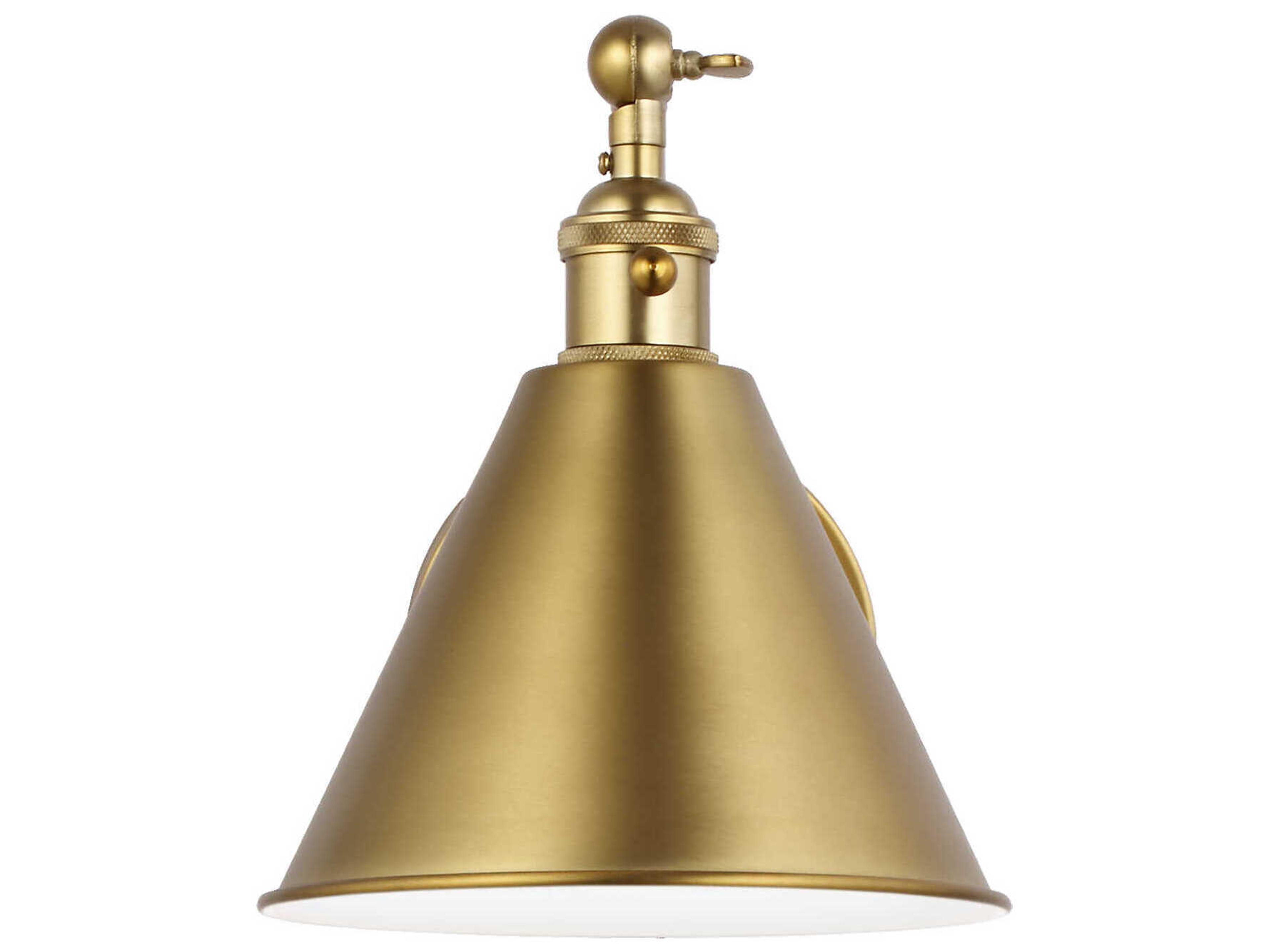 Visual Comfort Studio Salem 1-Light Satin Brass Wall Sconce