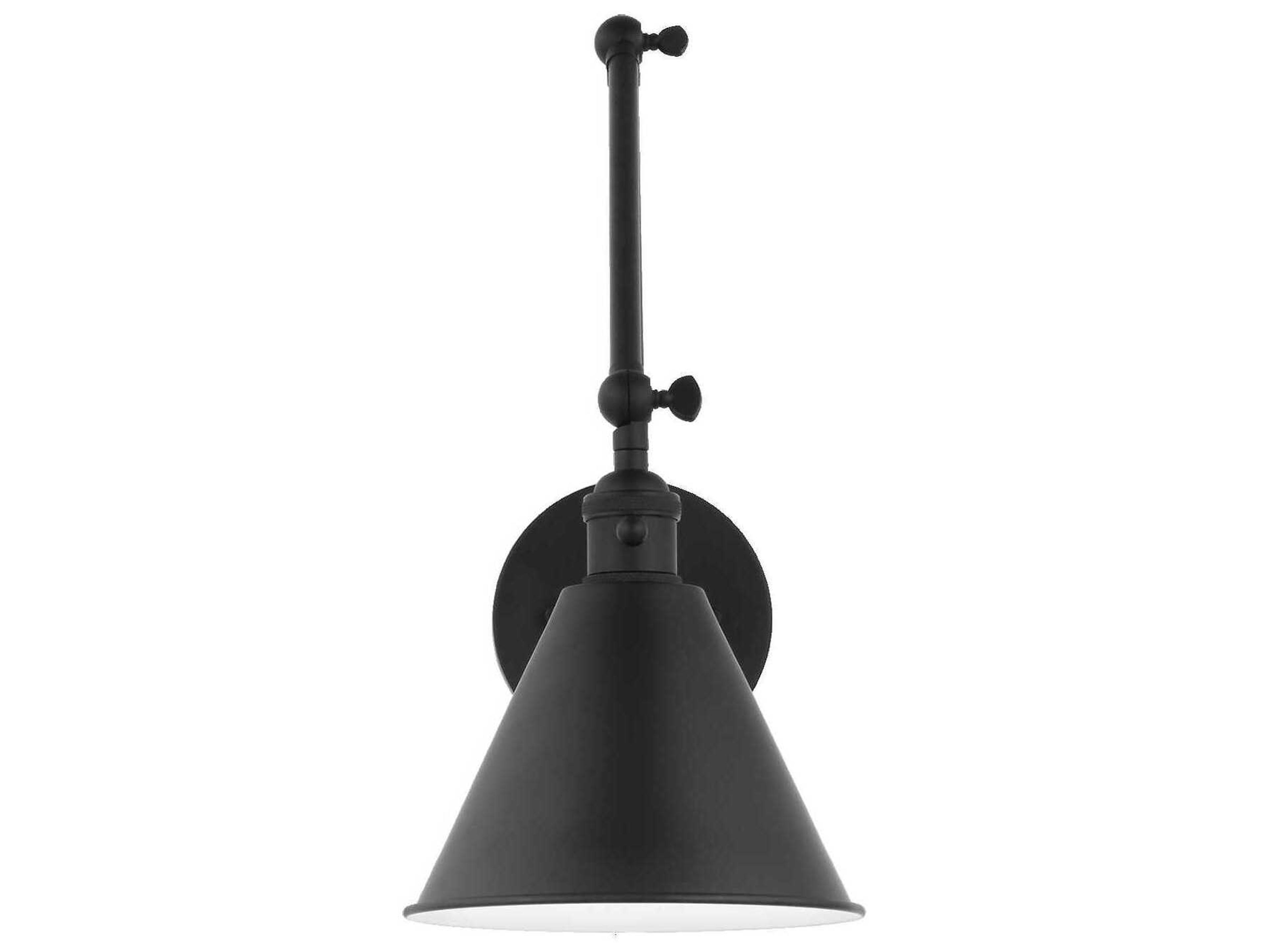 Visual Comfort Studio Salem 1-Light Midnight Black Swing Wall Sconce