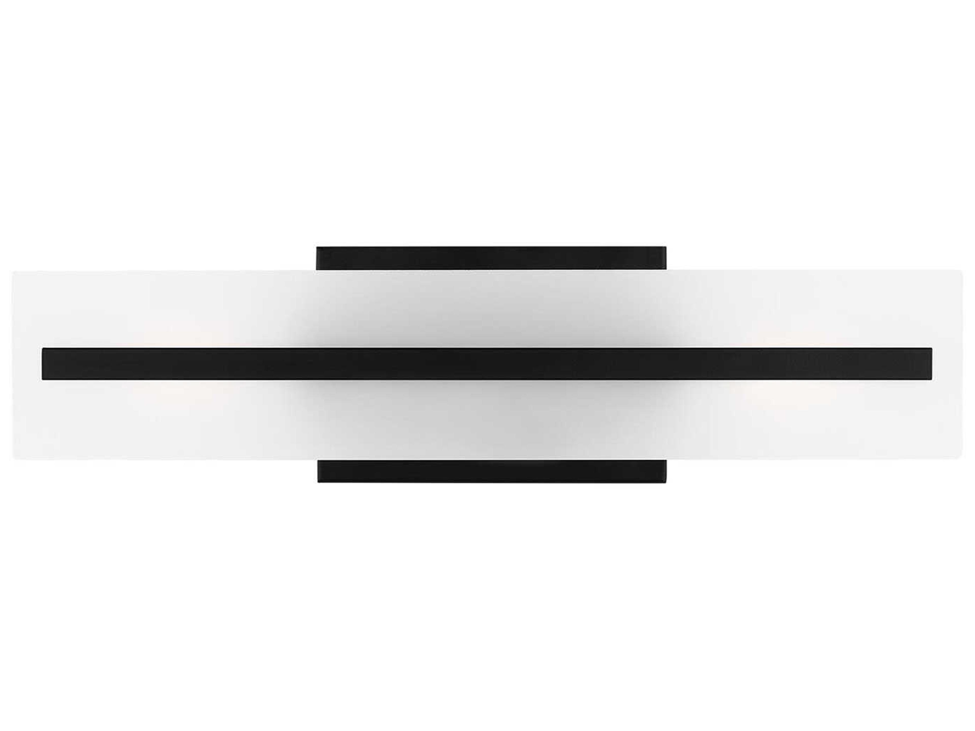 Visual Comfort Studio Dex 2-Light Midnight Black Vanity Light