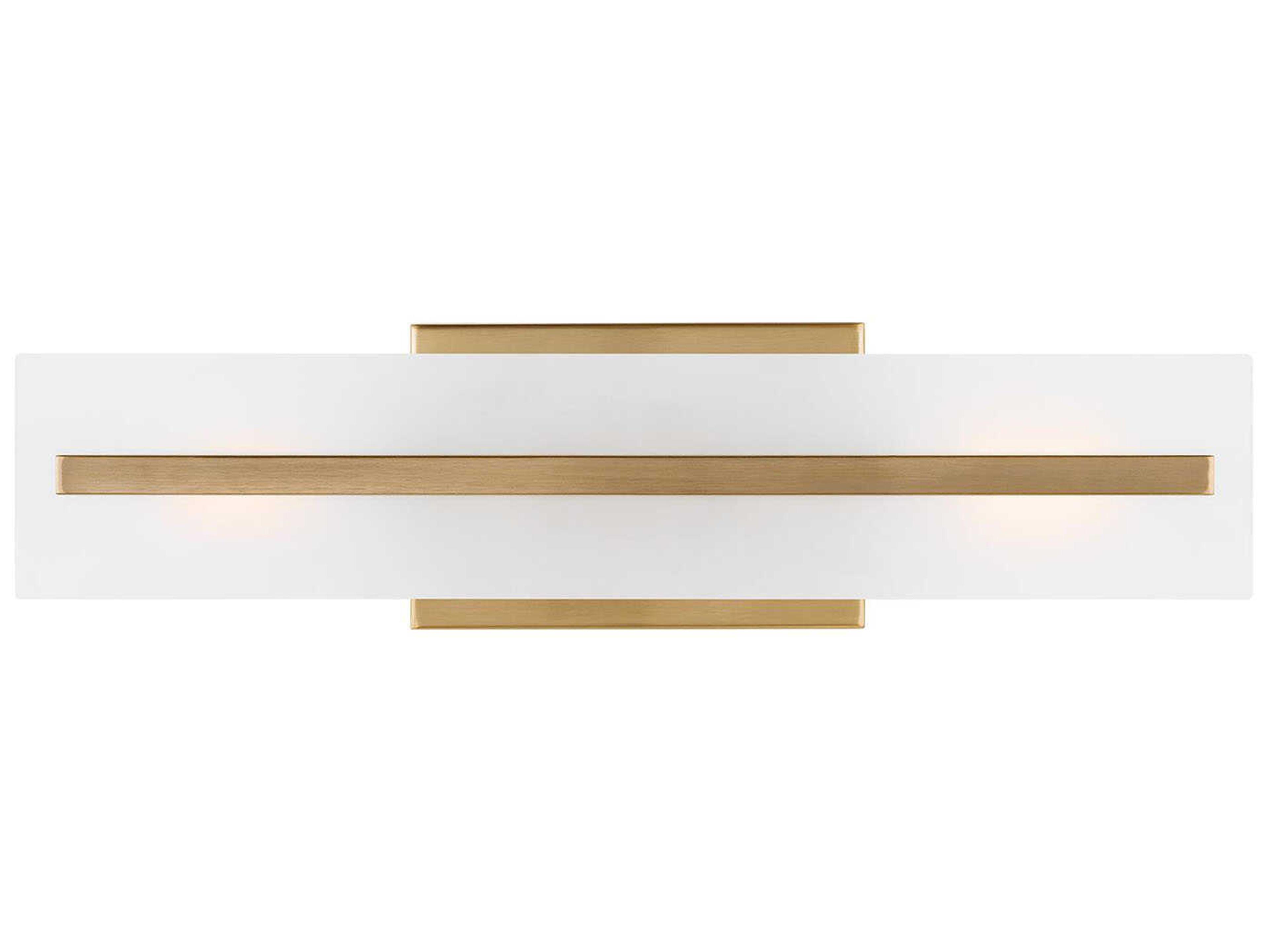 Visual Comfort Studio Dex 2-Light Satin Brass Vanity Light
