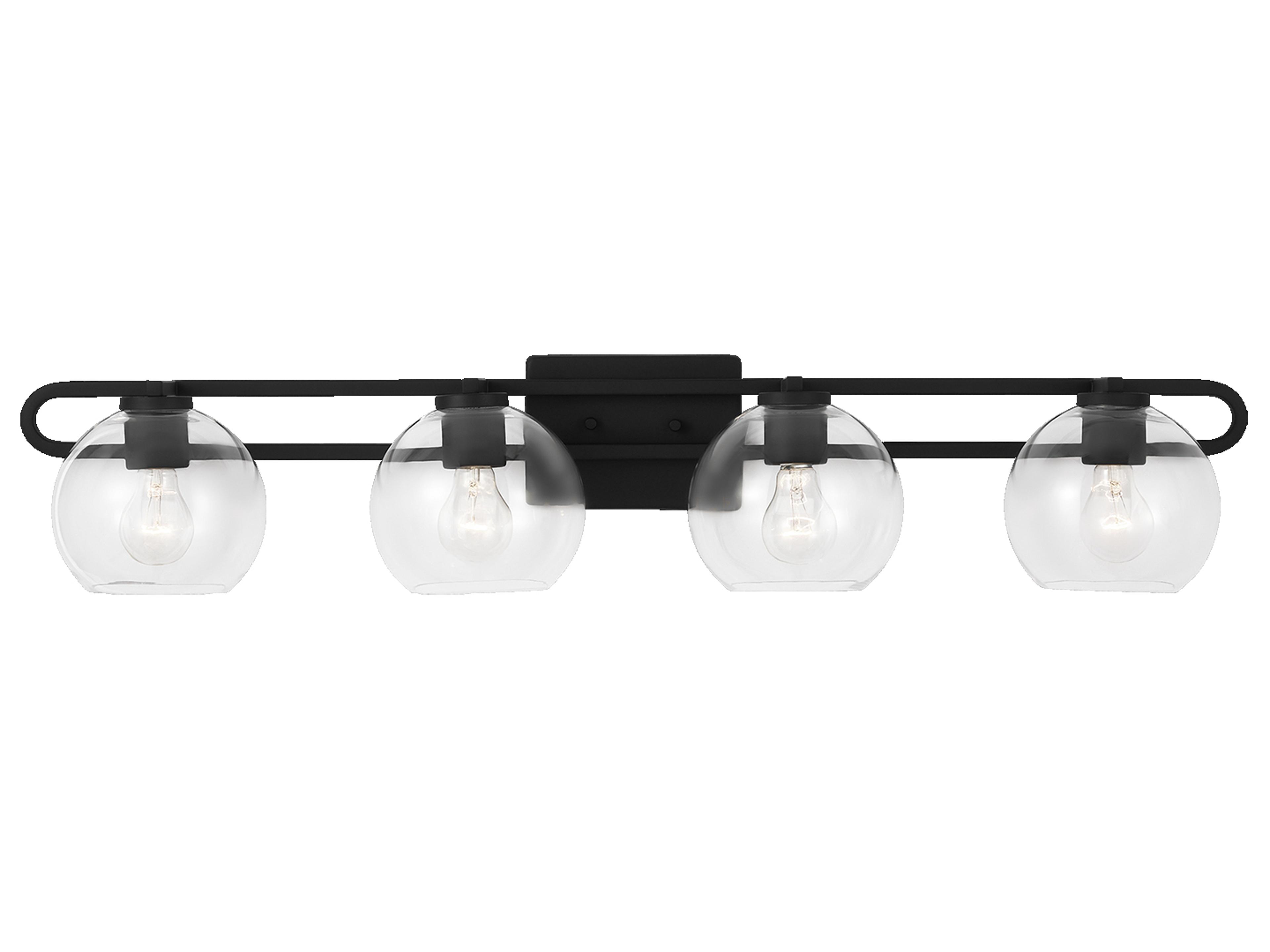 Visual Comfort Studio Codyn 4-Light Midnight Black Vanity Light