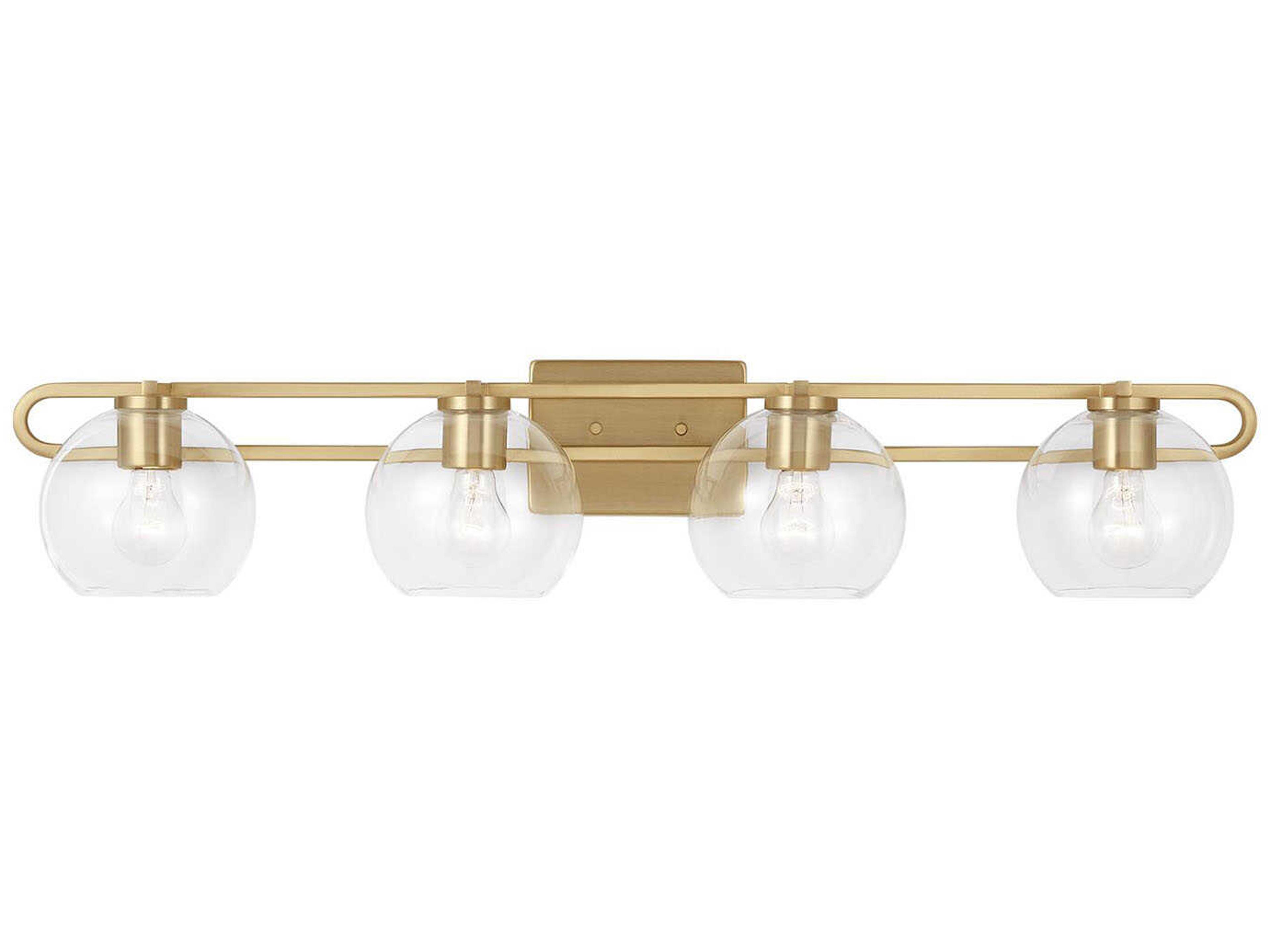 Visual Comfort Studio Codyn 4-Light Satin Brass Vanity Light