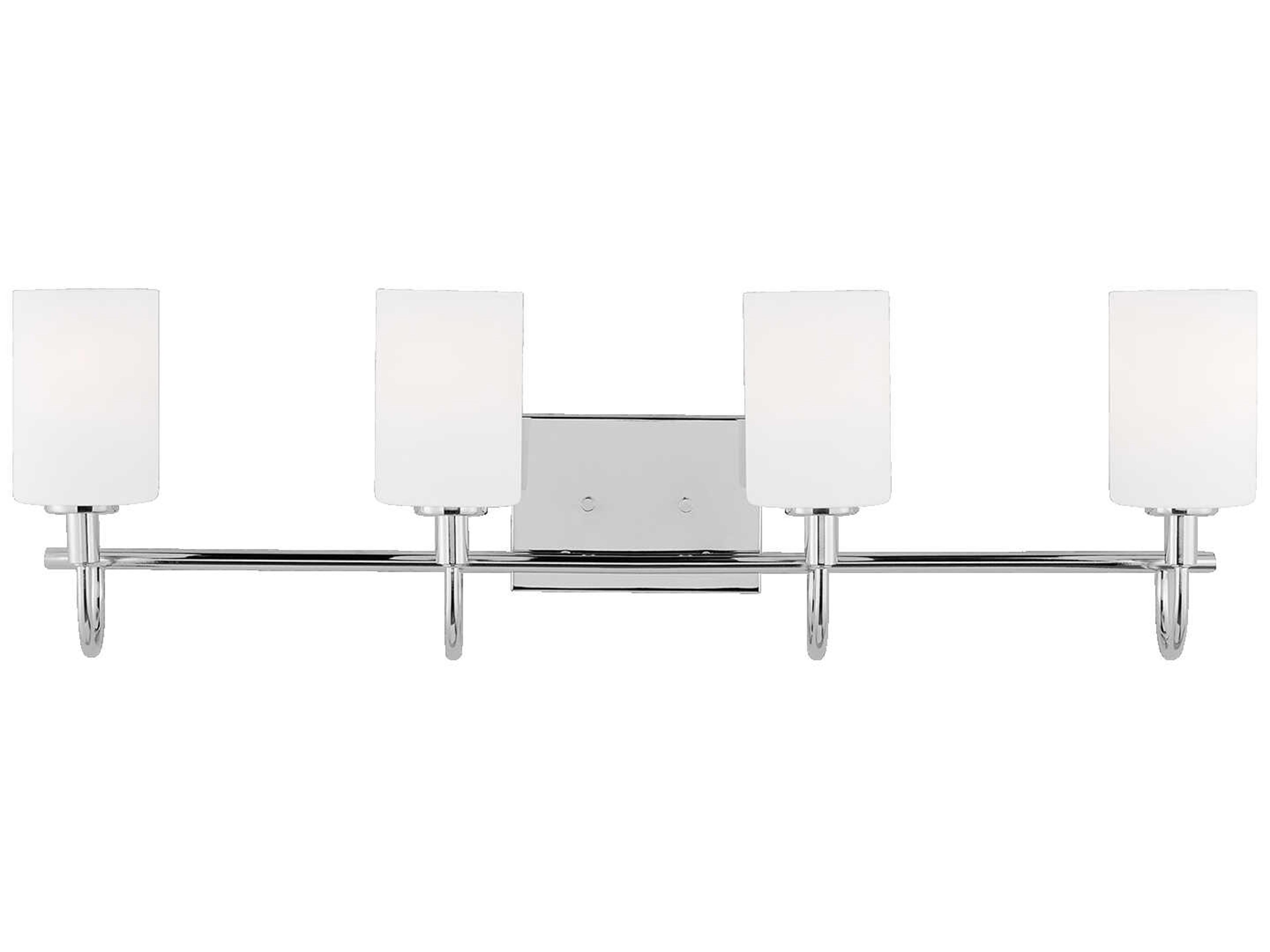 Visual Comfort Studio Oak Moore 4-Light Chrome Vanity Light