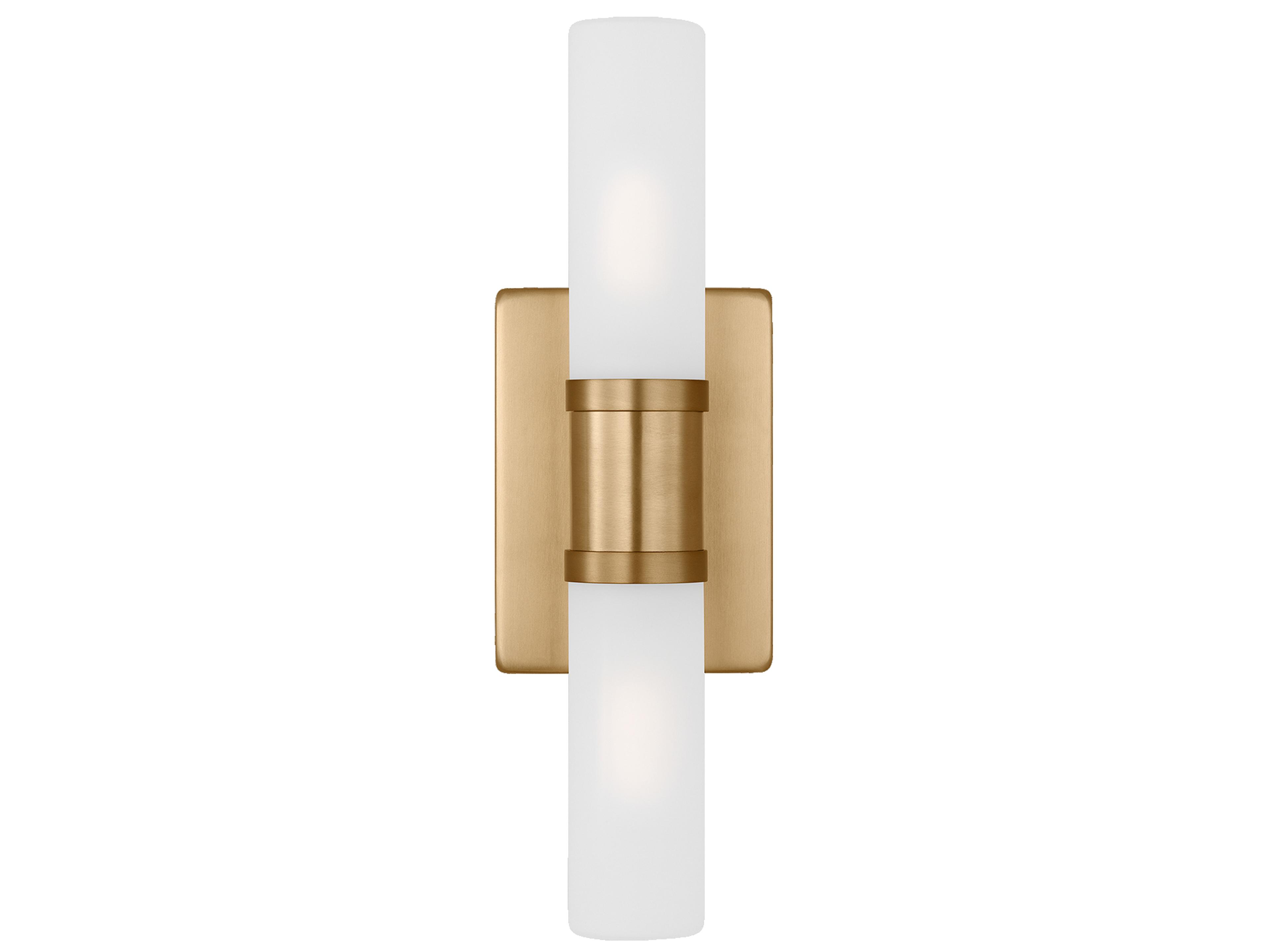 Visual Comfort Studio Keaton 2-Light Satin Brass Vanity Light