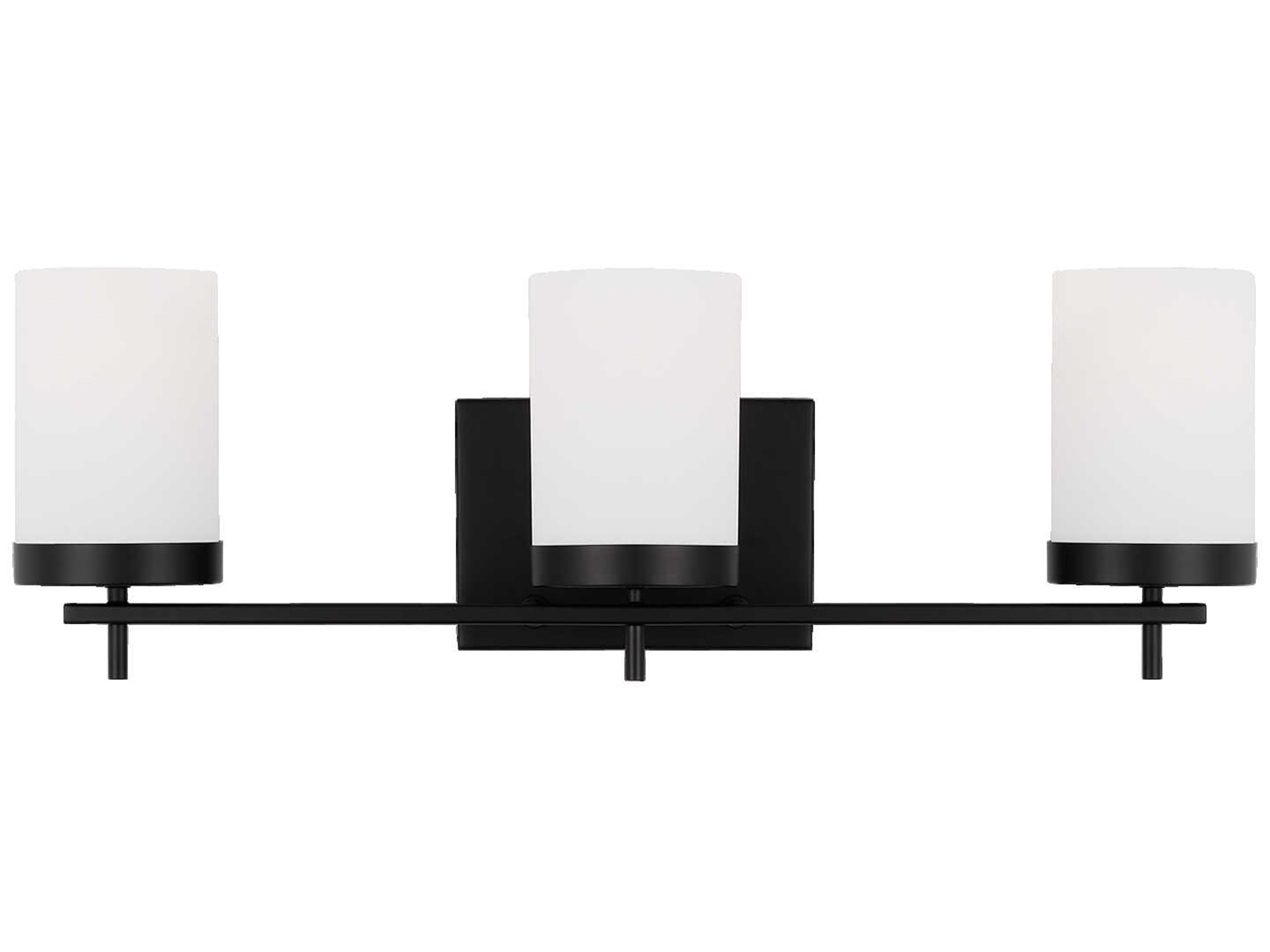 Visual Comfort Studio Zire 3-Light Midnight Black Vanity Light