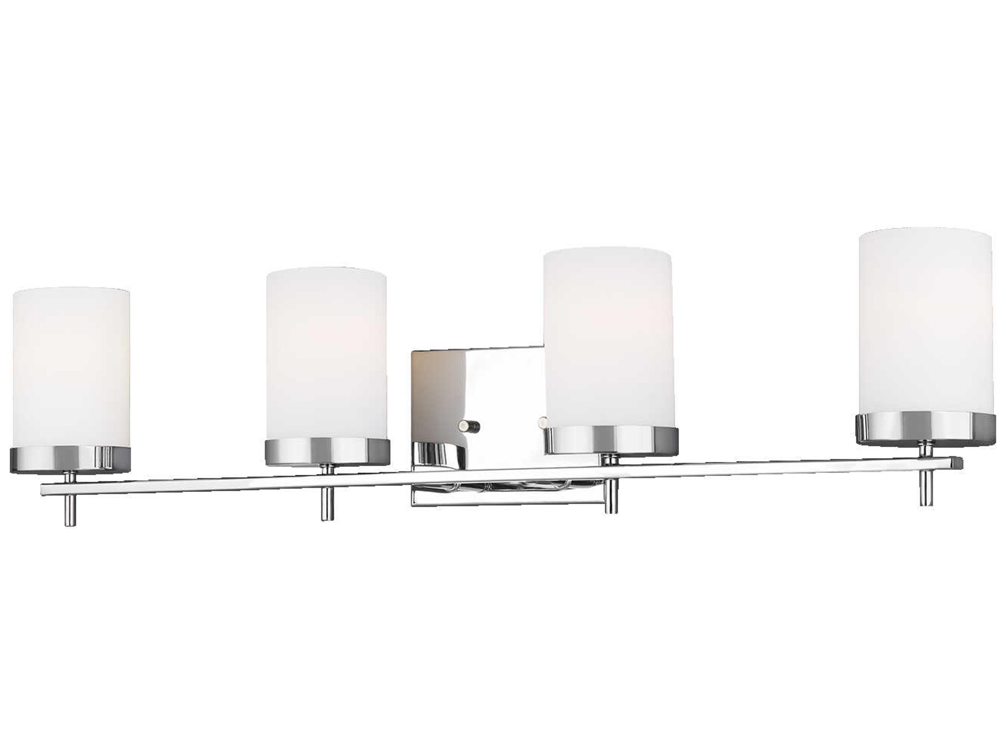 Visual Comfort Studio Zire 4-Light Chrome Vanity Light