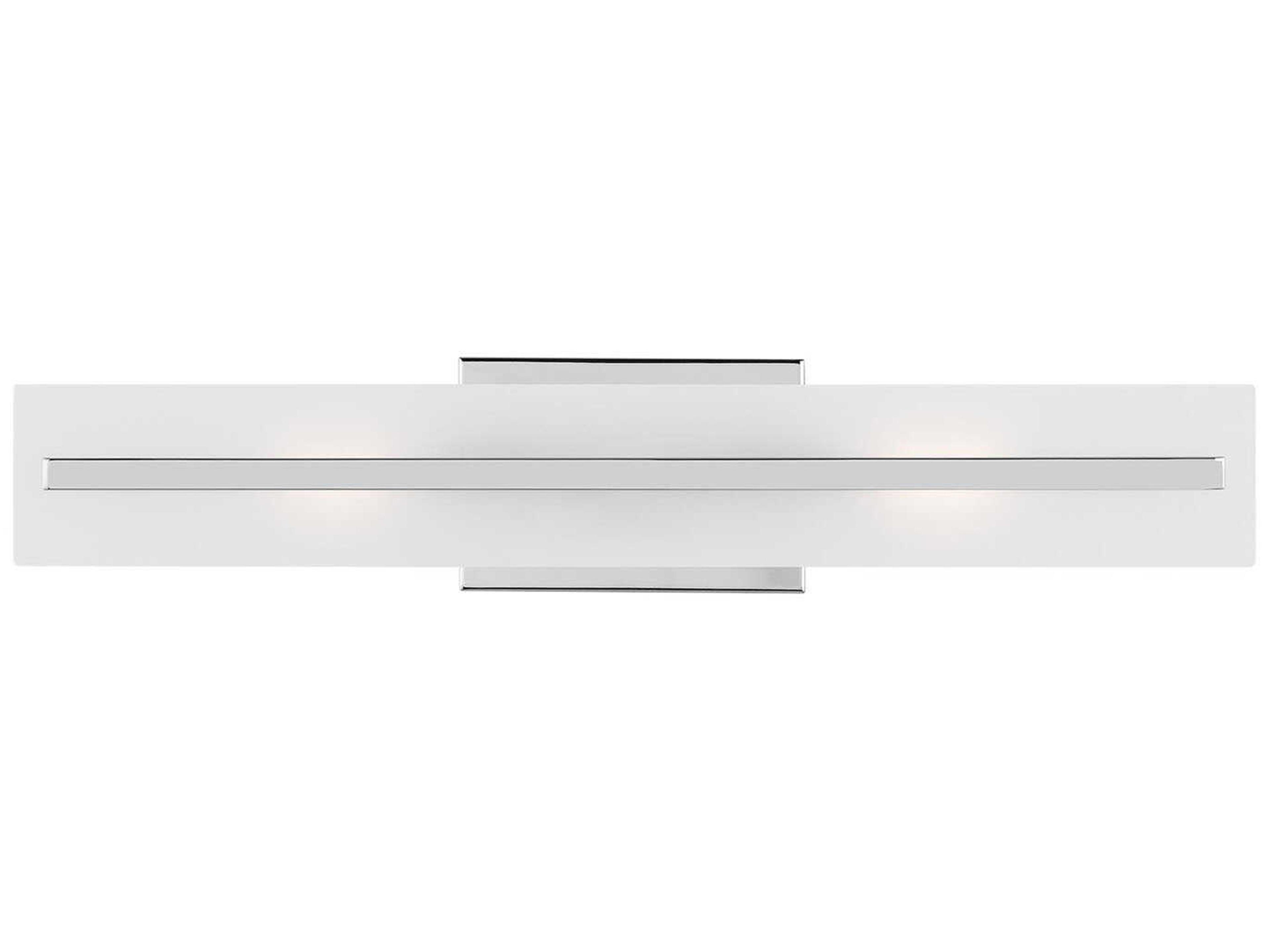 Visual Comfort Studio Dex 2-Light Chrome Vanity Light