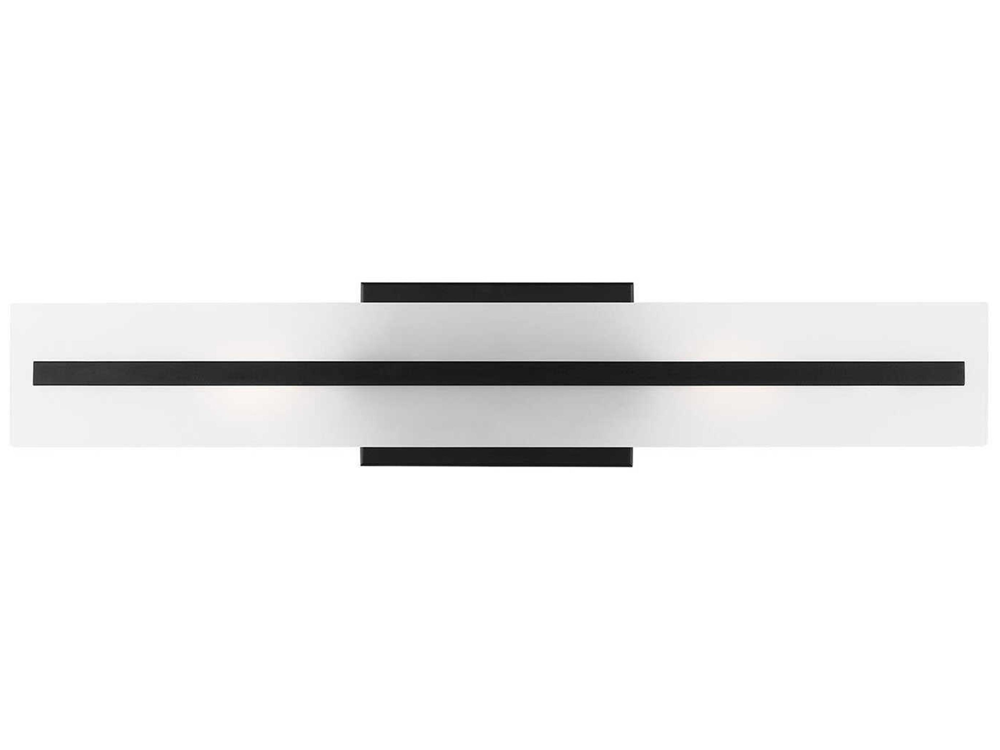 Visual Comfort Studio Dex 2-Light Midnight Black Vanity Light