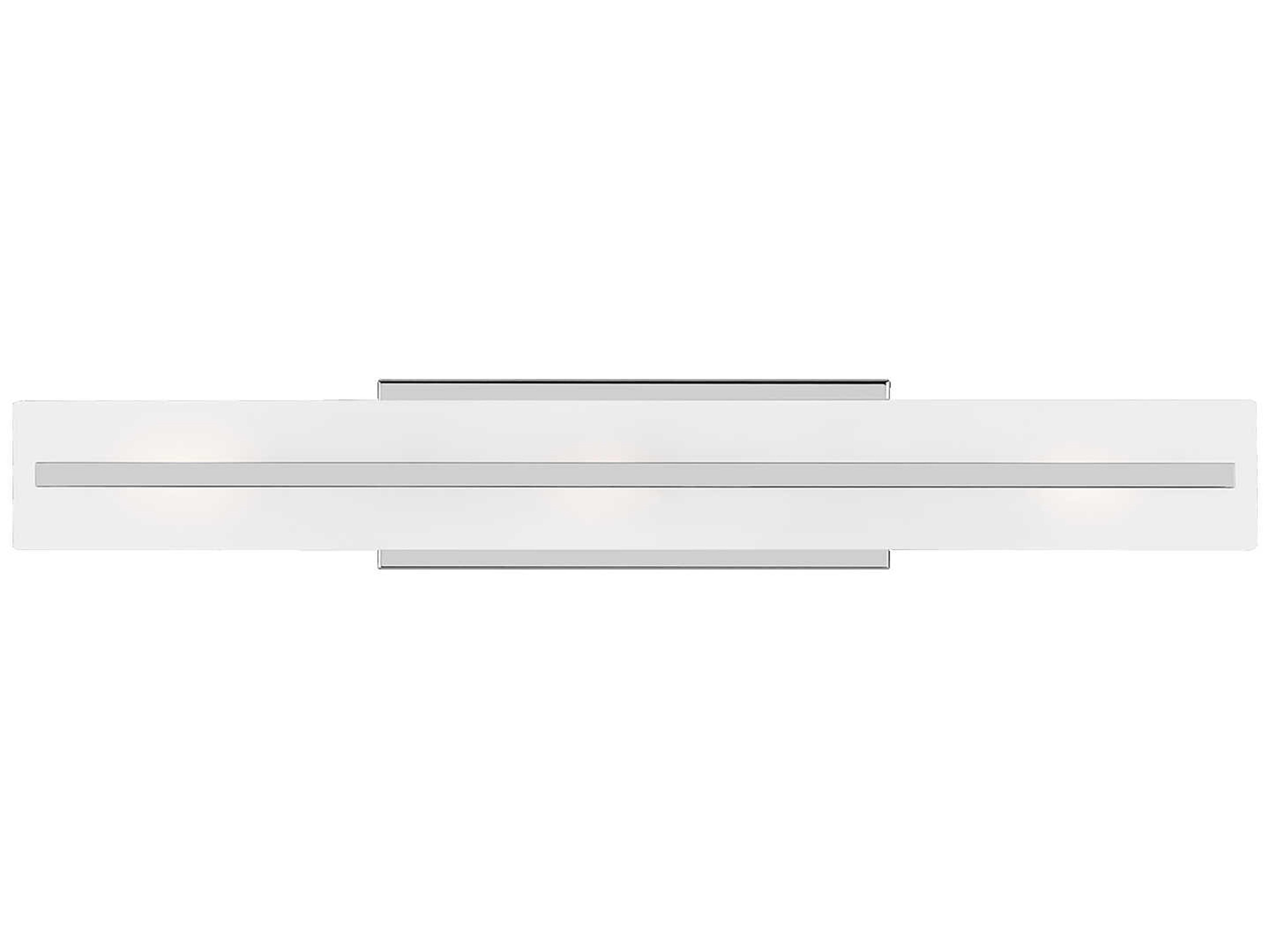 Visual Comfort Studio Dex 3-Light Chrome Vanity Light