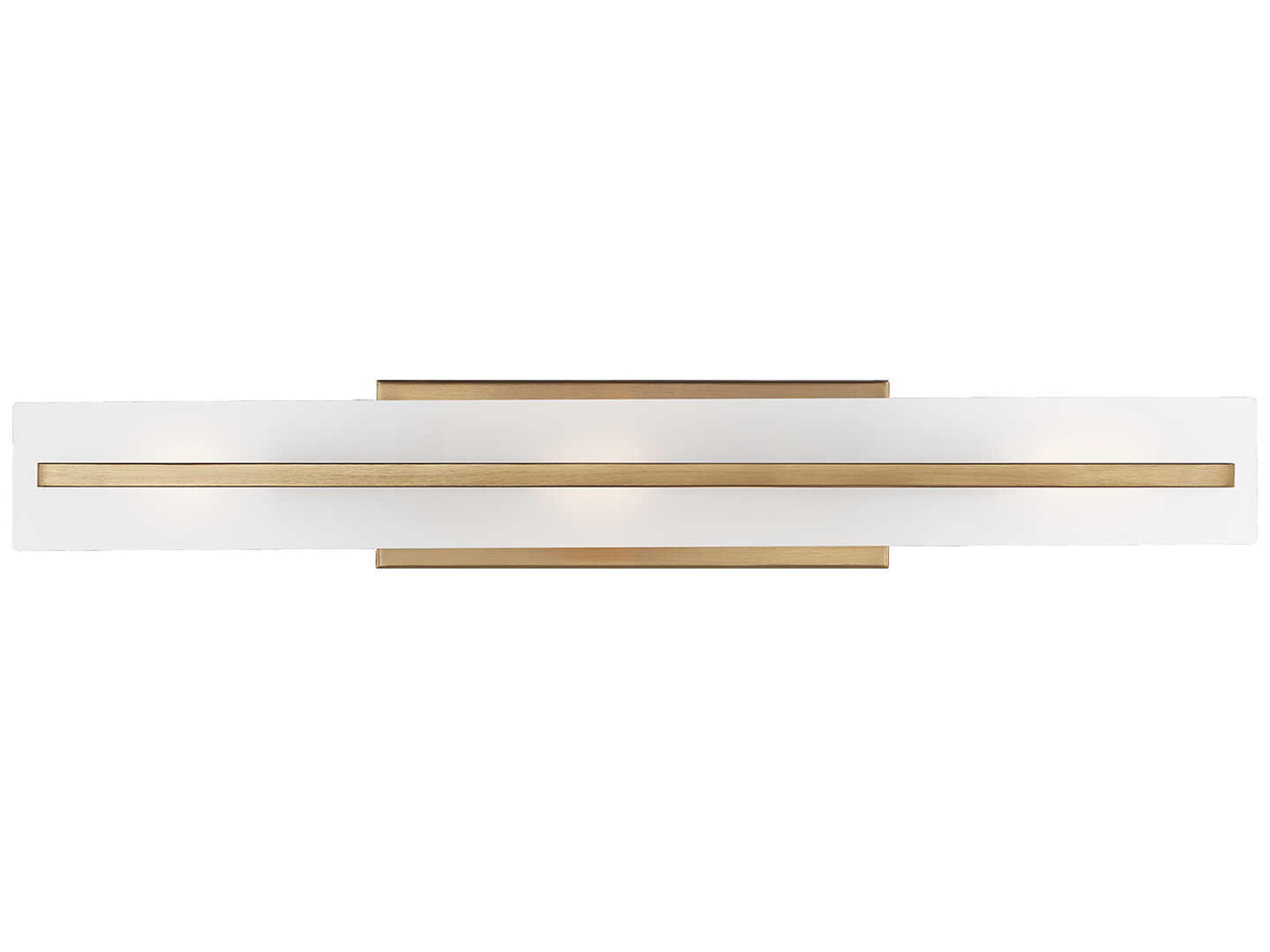 Visual Comfort Studio Dex 3-Light Satin Brass Vanity Light