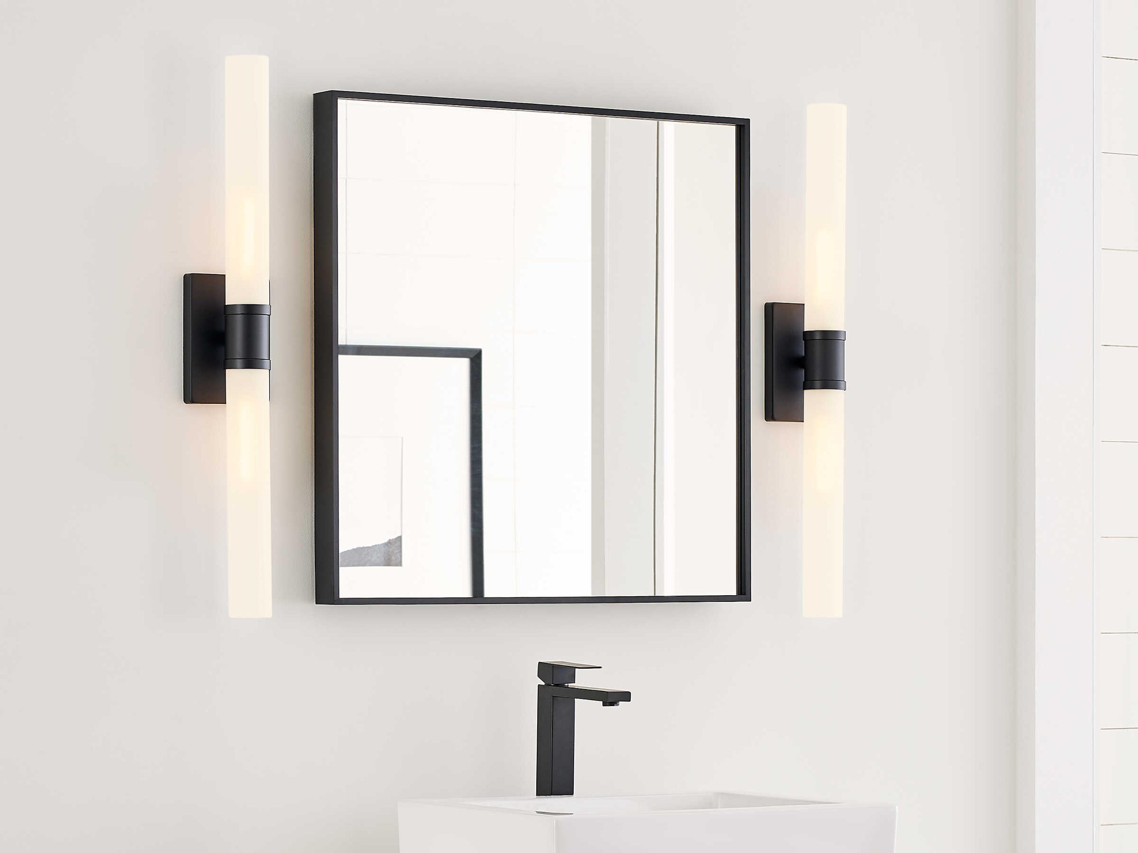 Visual Comfort Studio Keaton 2-Light Midnight Black Vanity Light