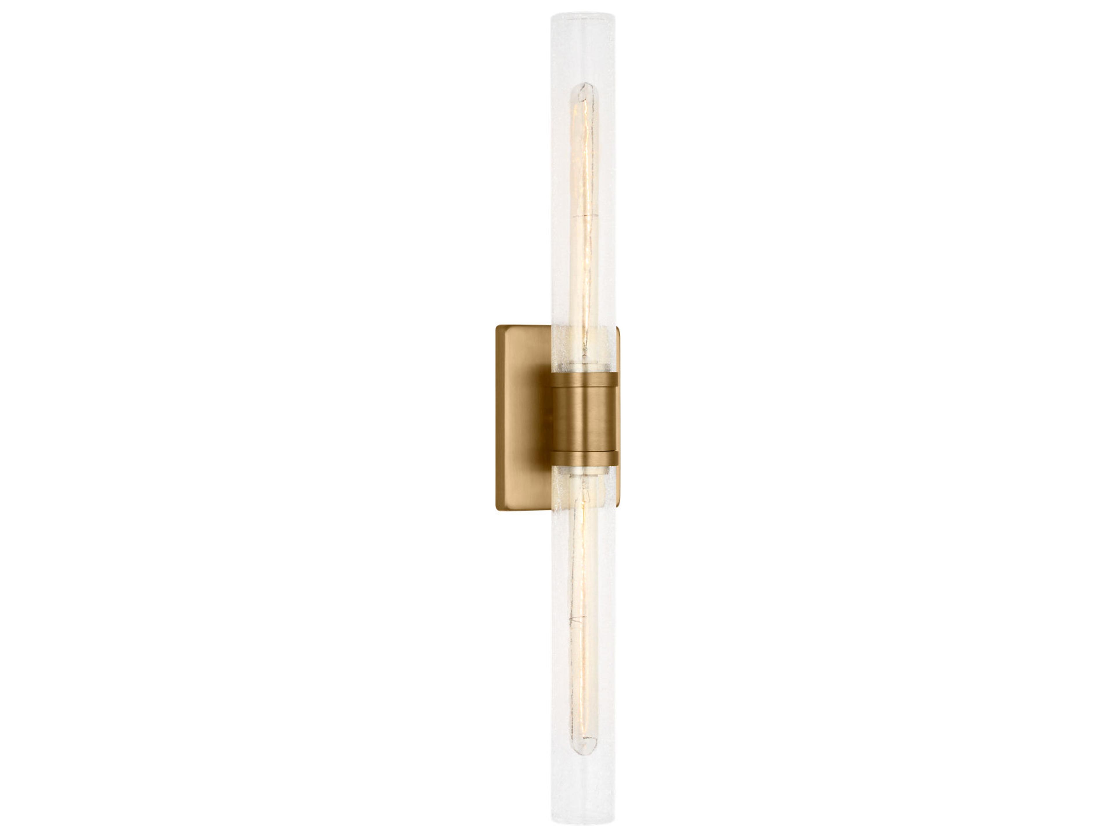 Visual Comfort Studio Keaton 2-Light Satin Brass Vanity Light