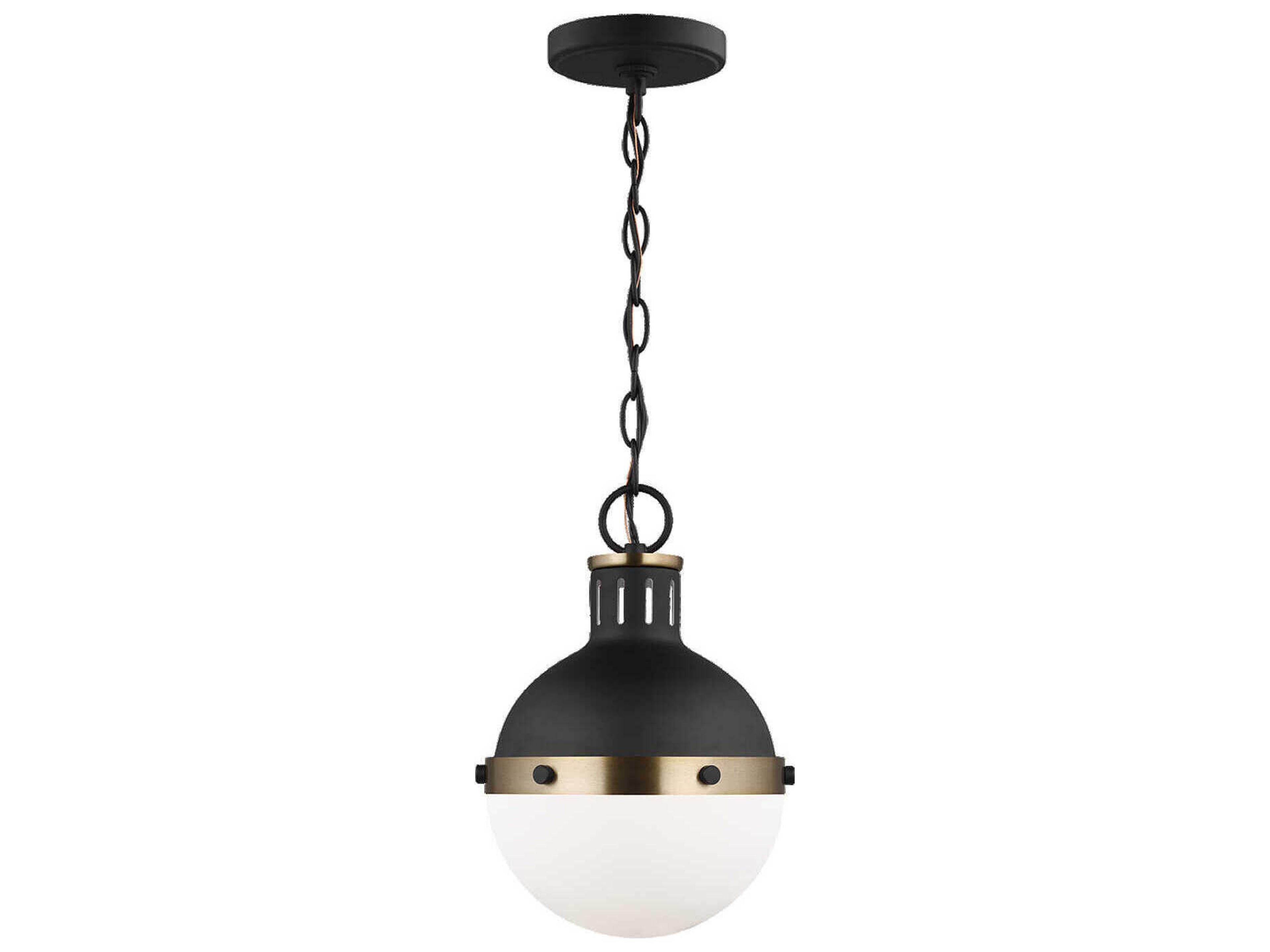 Visual Comfort Studio Hanks 1-Light Midnight Black Globe Mini Pendant