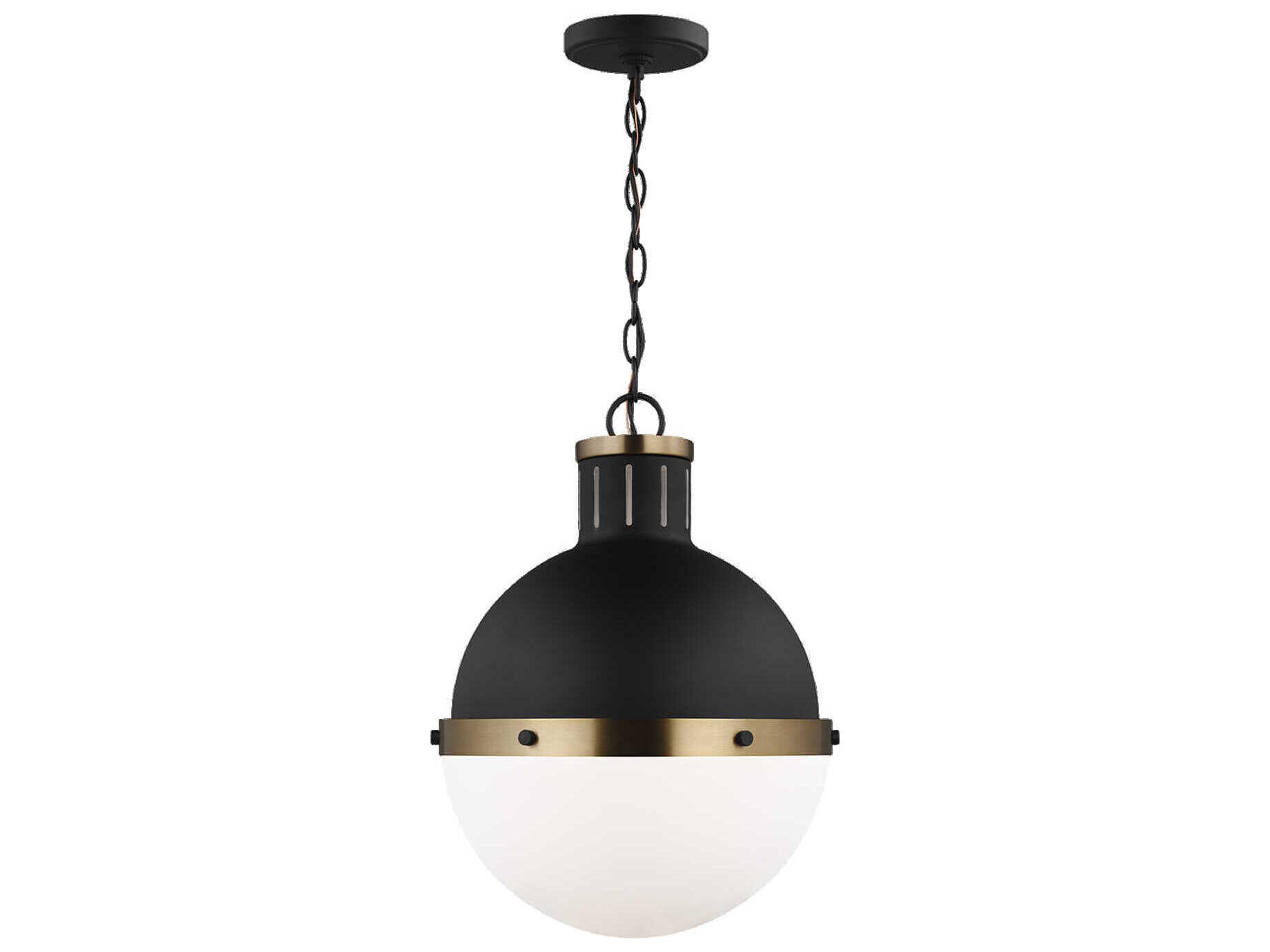 Visual Comfort Studio Hanks 1-Light Midnight Black Globe Pendant