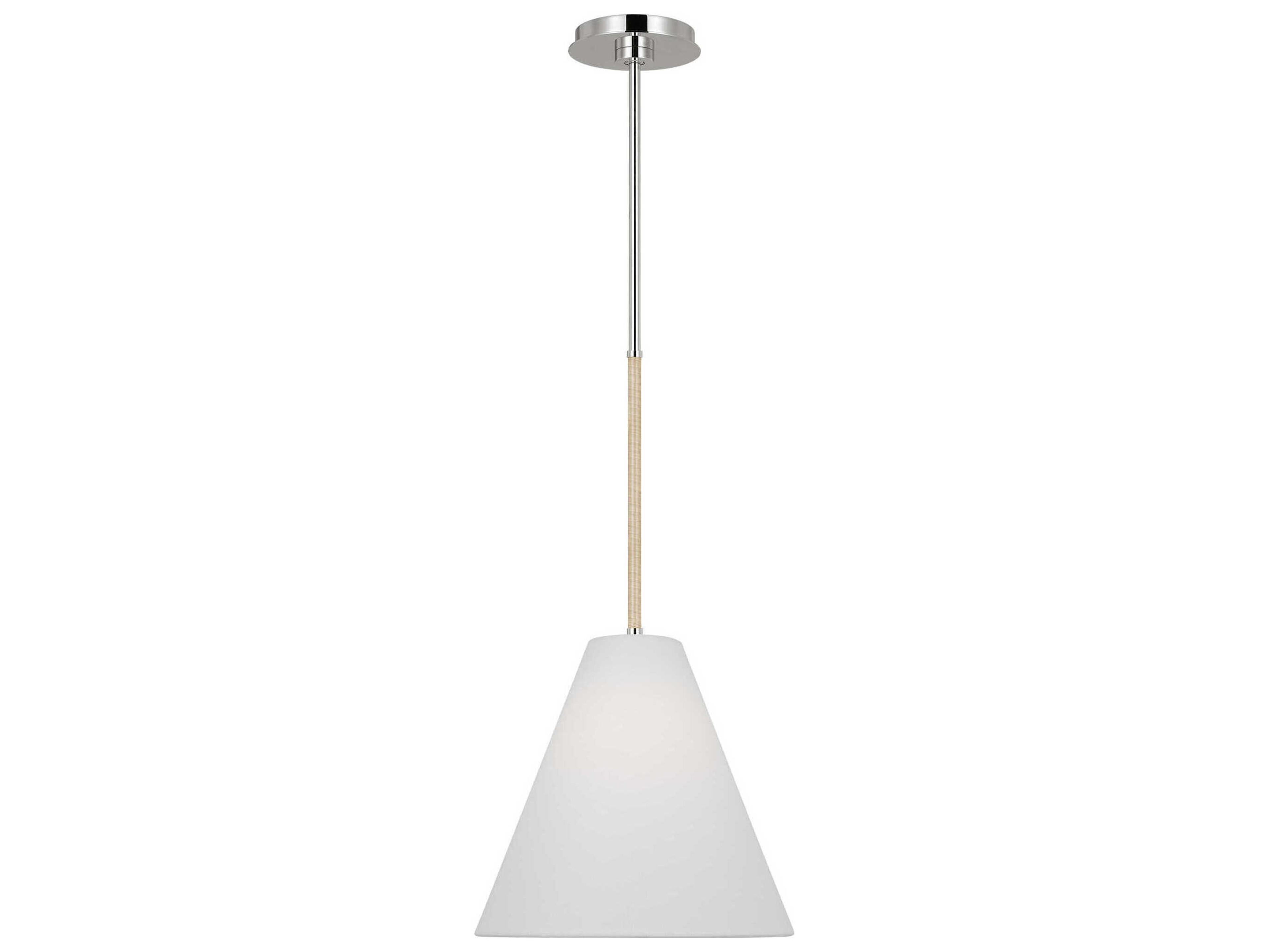 Visual Comfort Studio Remy 1-Light Polished Nickel Mini Pendant