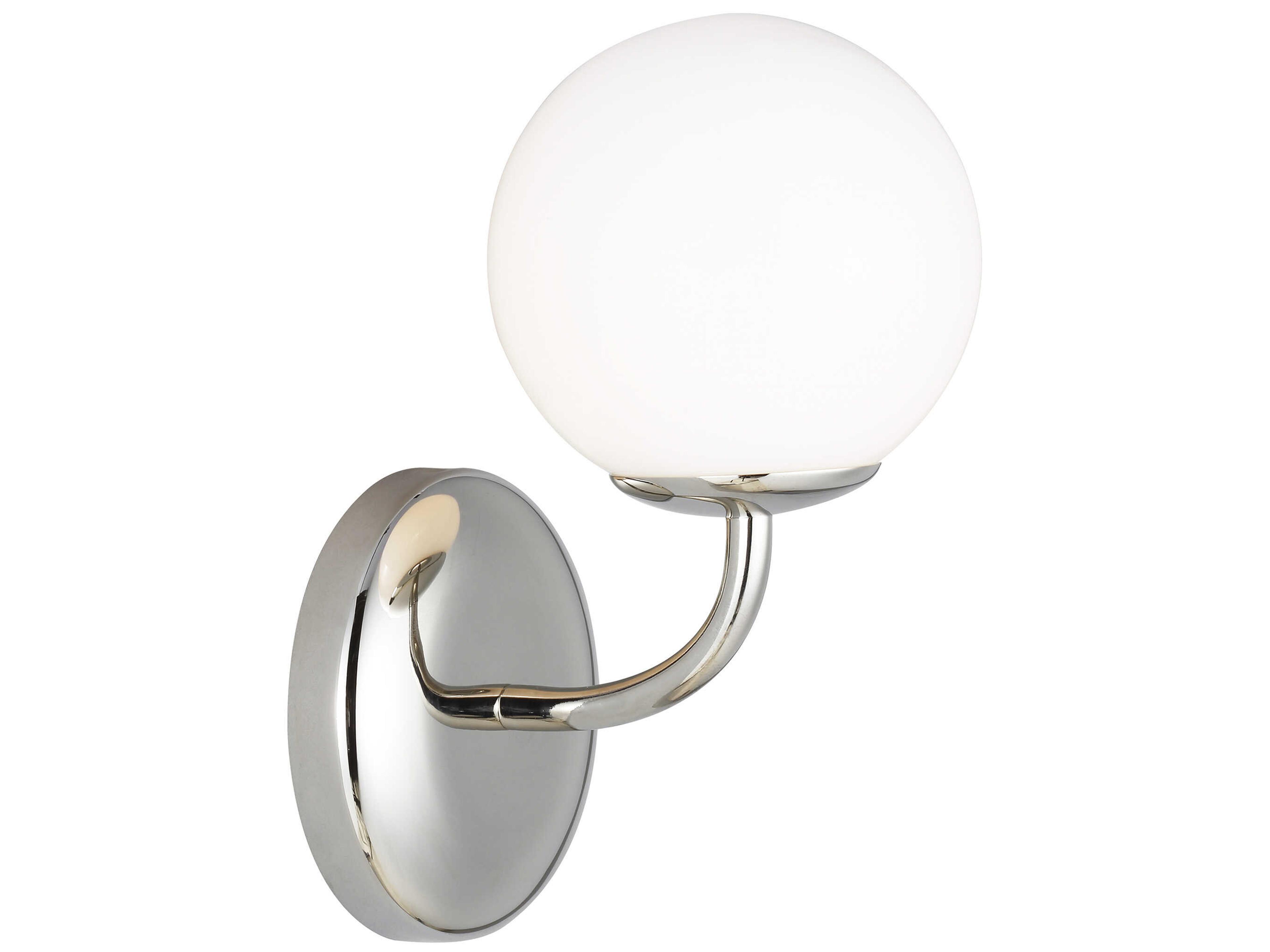 Visual Comfort Studio Galassia 1-Light Polished Nickel Wall Sconce