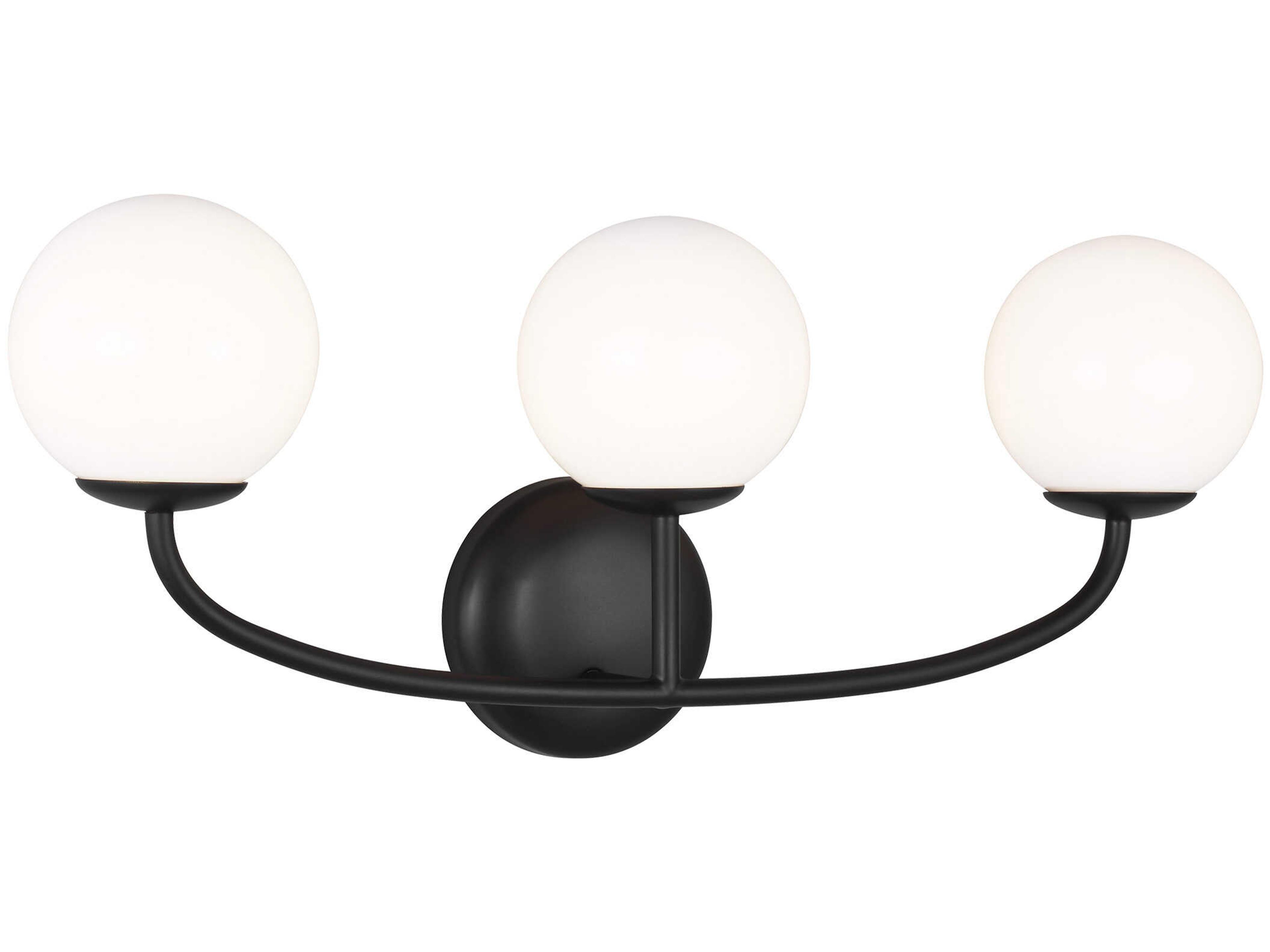 Visual Comfort Studio Galassia 3-Light Midnight Black Vanity Light