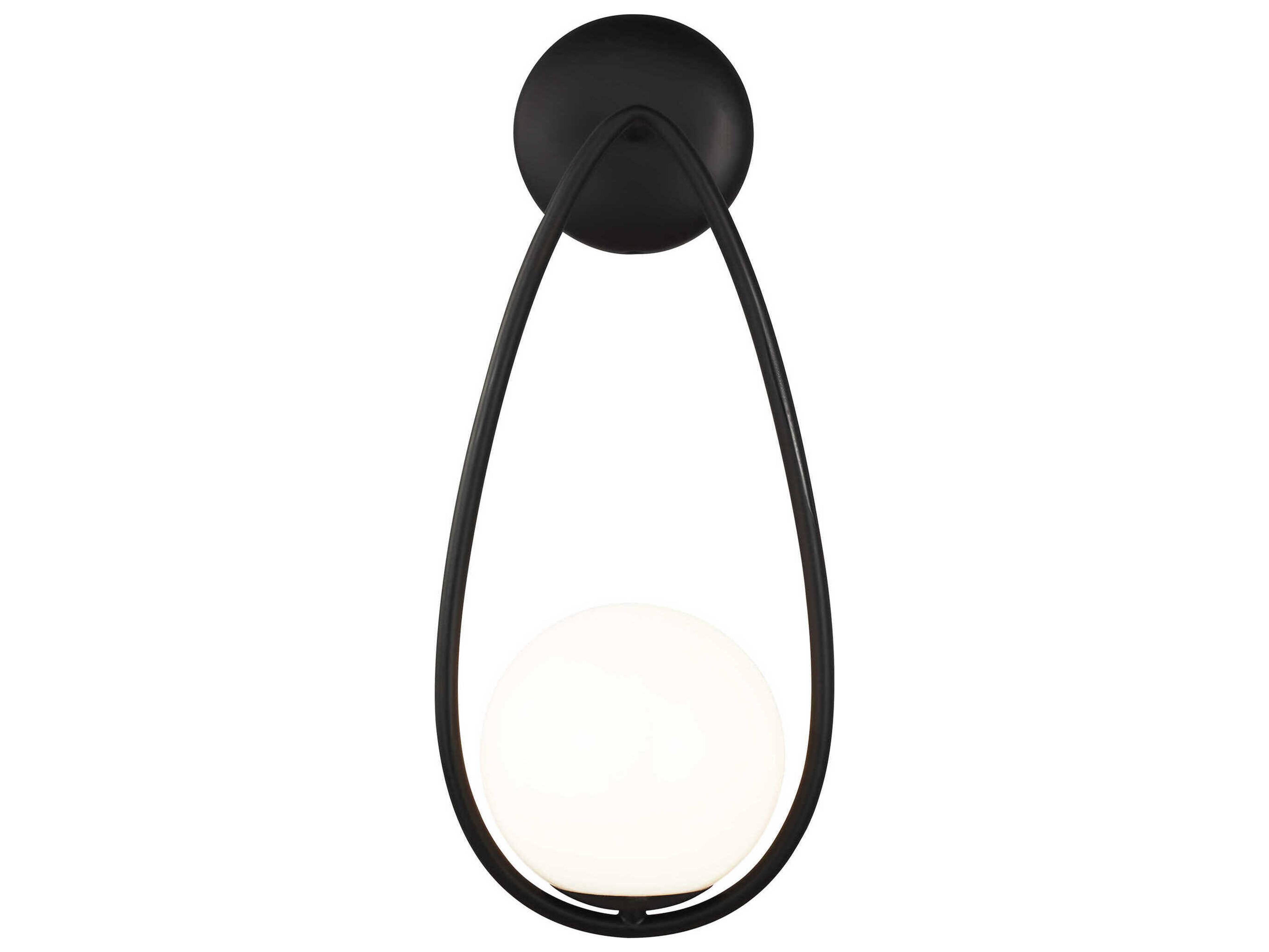 Visual Comfort Studio Galassia 1-Light Midnight Black Wall Sconce