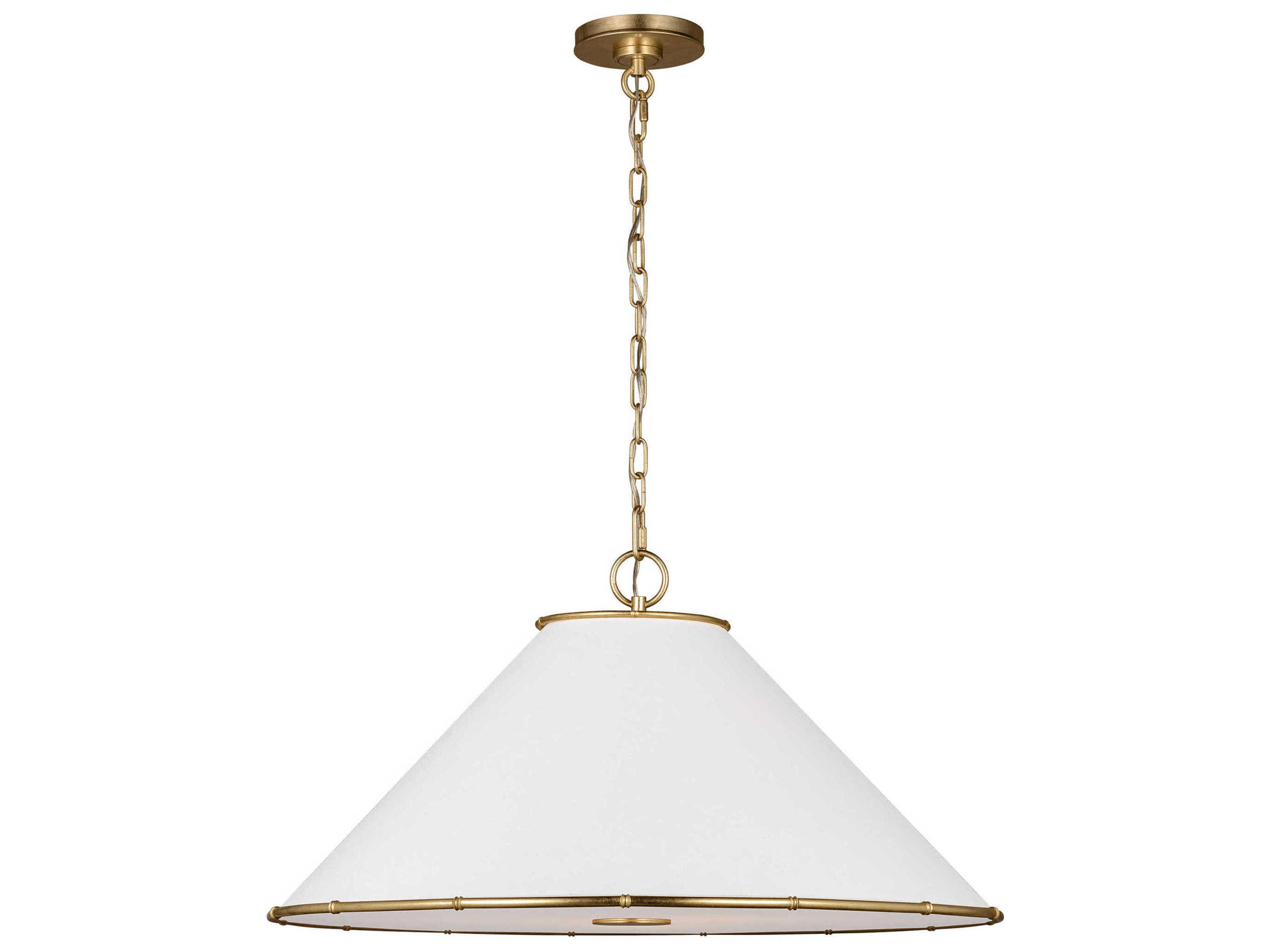 Visual Comfort Studio Aldric 3-Light Gild Gold Pendant