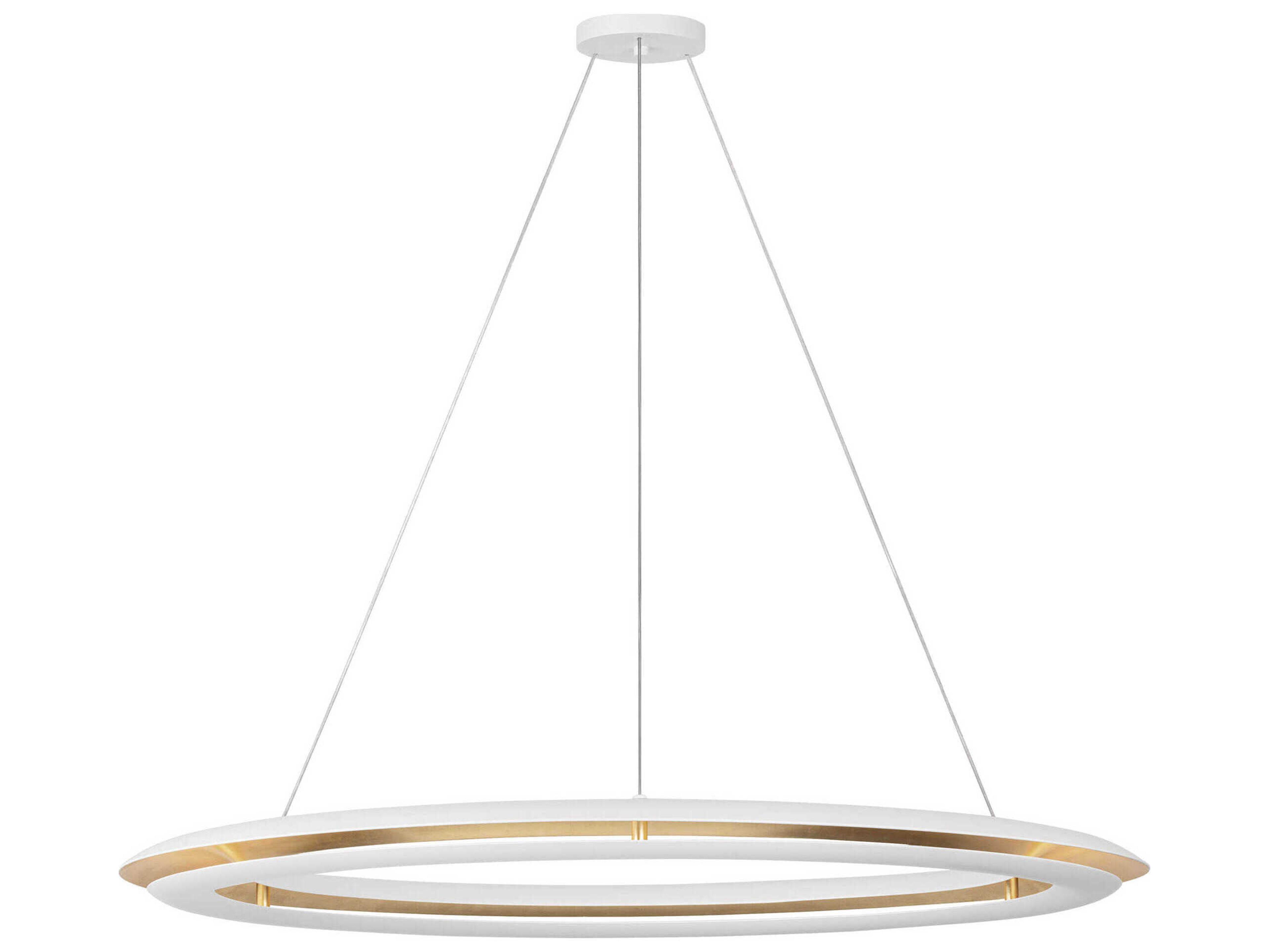 Visual Comfort Studio Cielo 1-Light Matte White Round Pendant