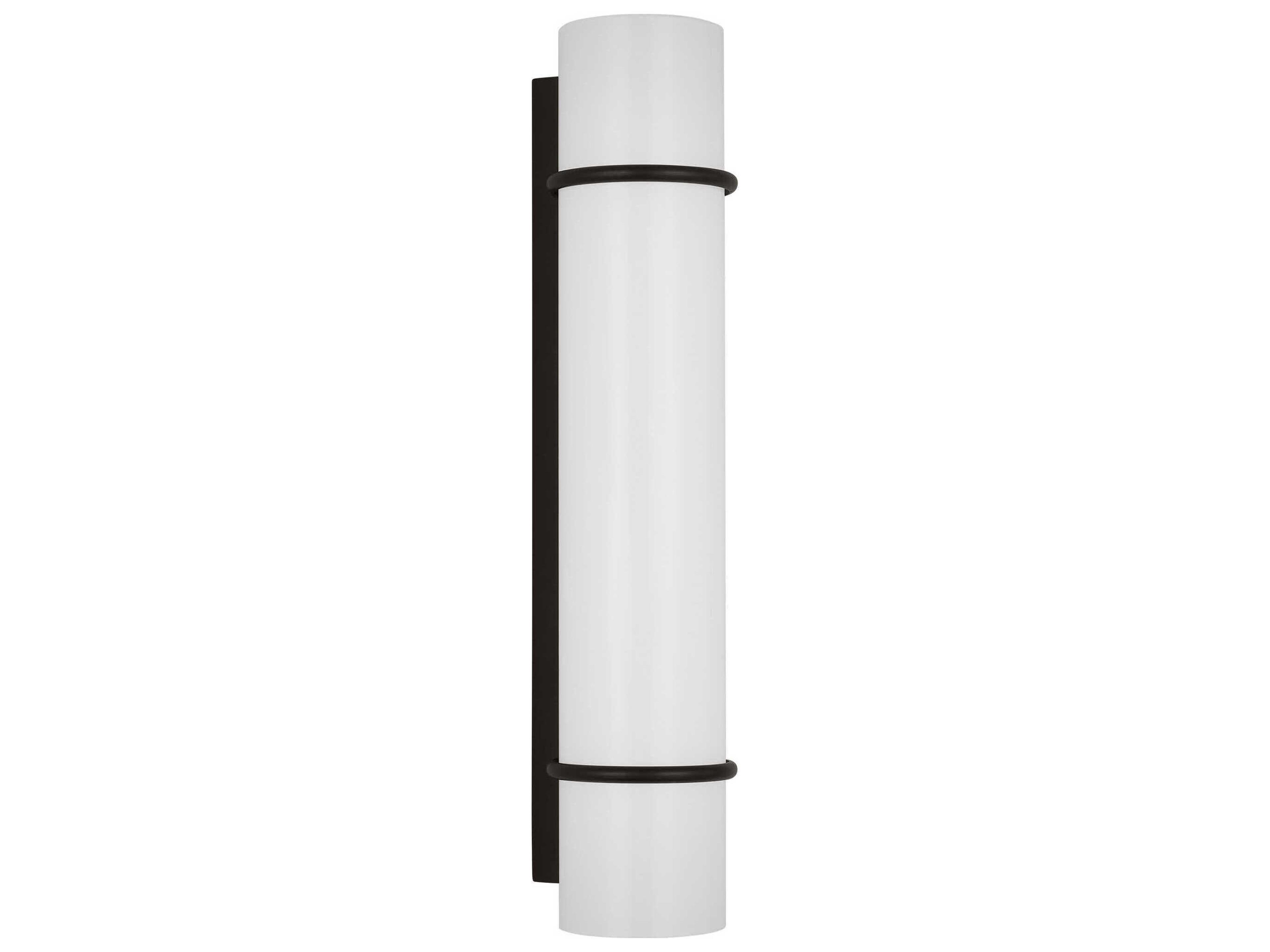 Visual Comfort Studio Amelie 1-Light Aged Iron Black Vanity Light