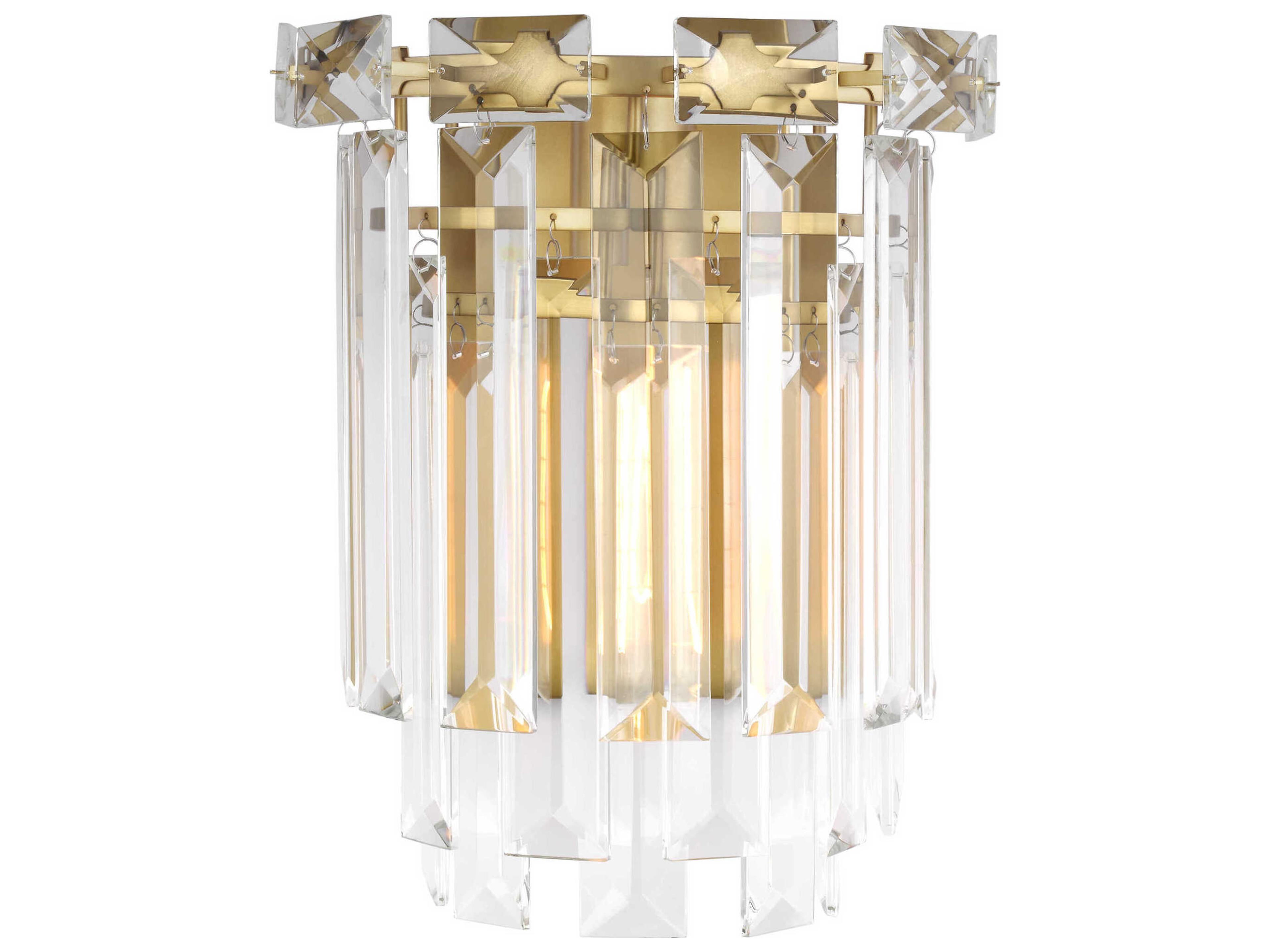 Visual Comfort Studio Arden 1-Light Burnished Brass Wall Sconce