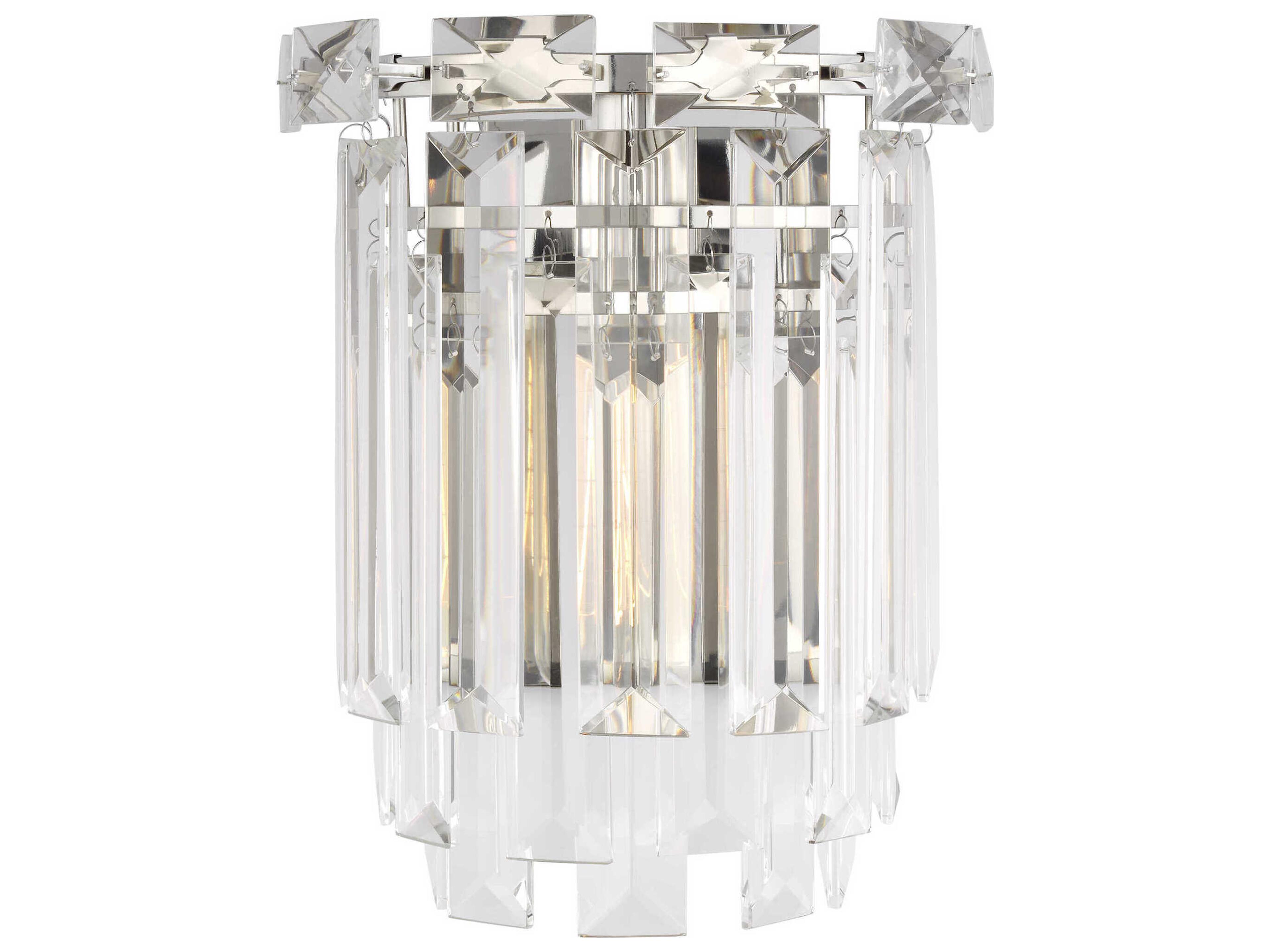 Visual Comfort Studio Arden 1-Light Polished Nickel Wall Sconce