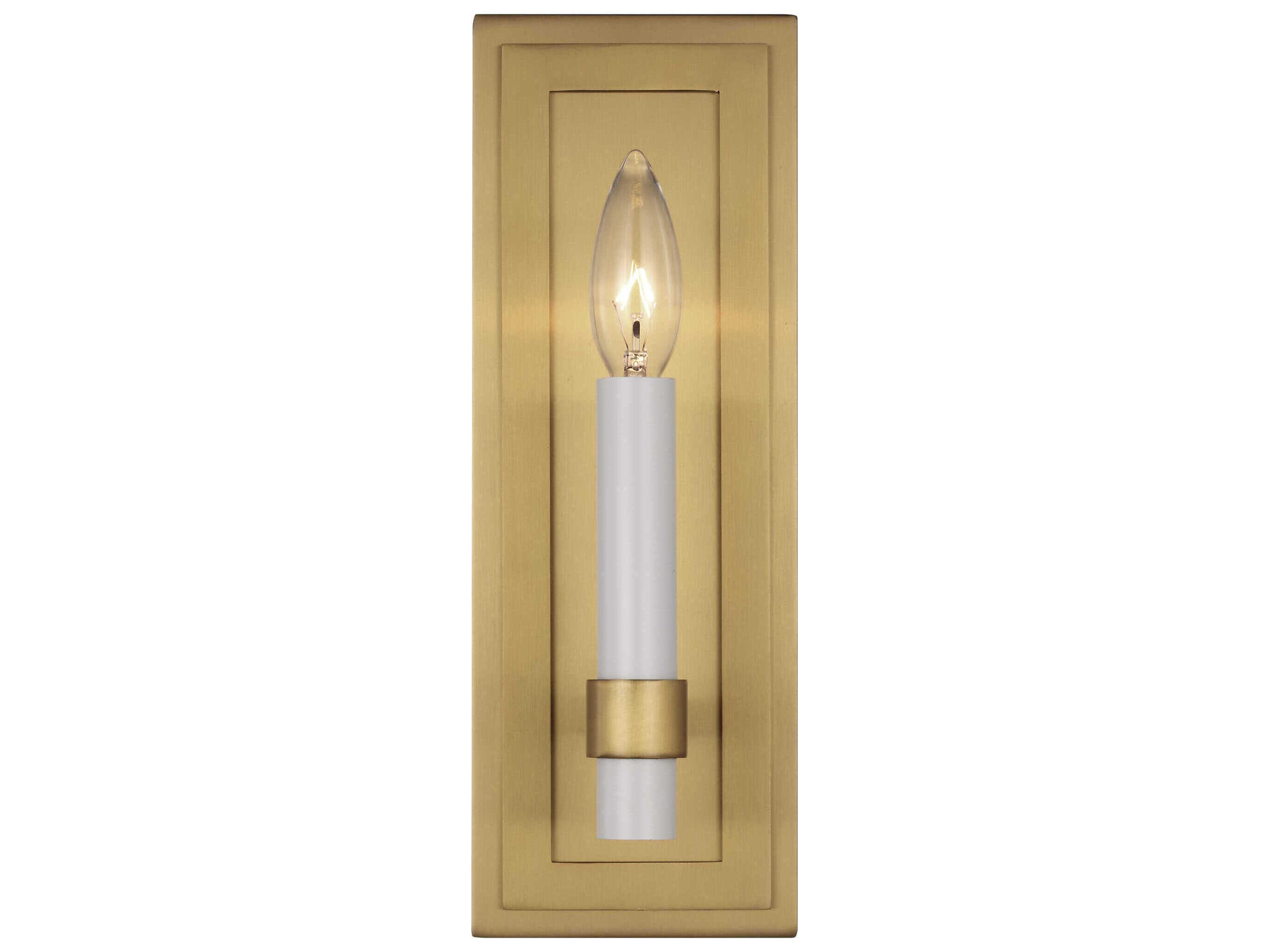Visual Comfort Studio Marston 1-Light Burnished Brass Wall Sconce