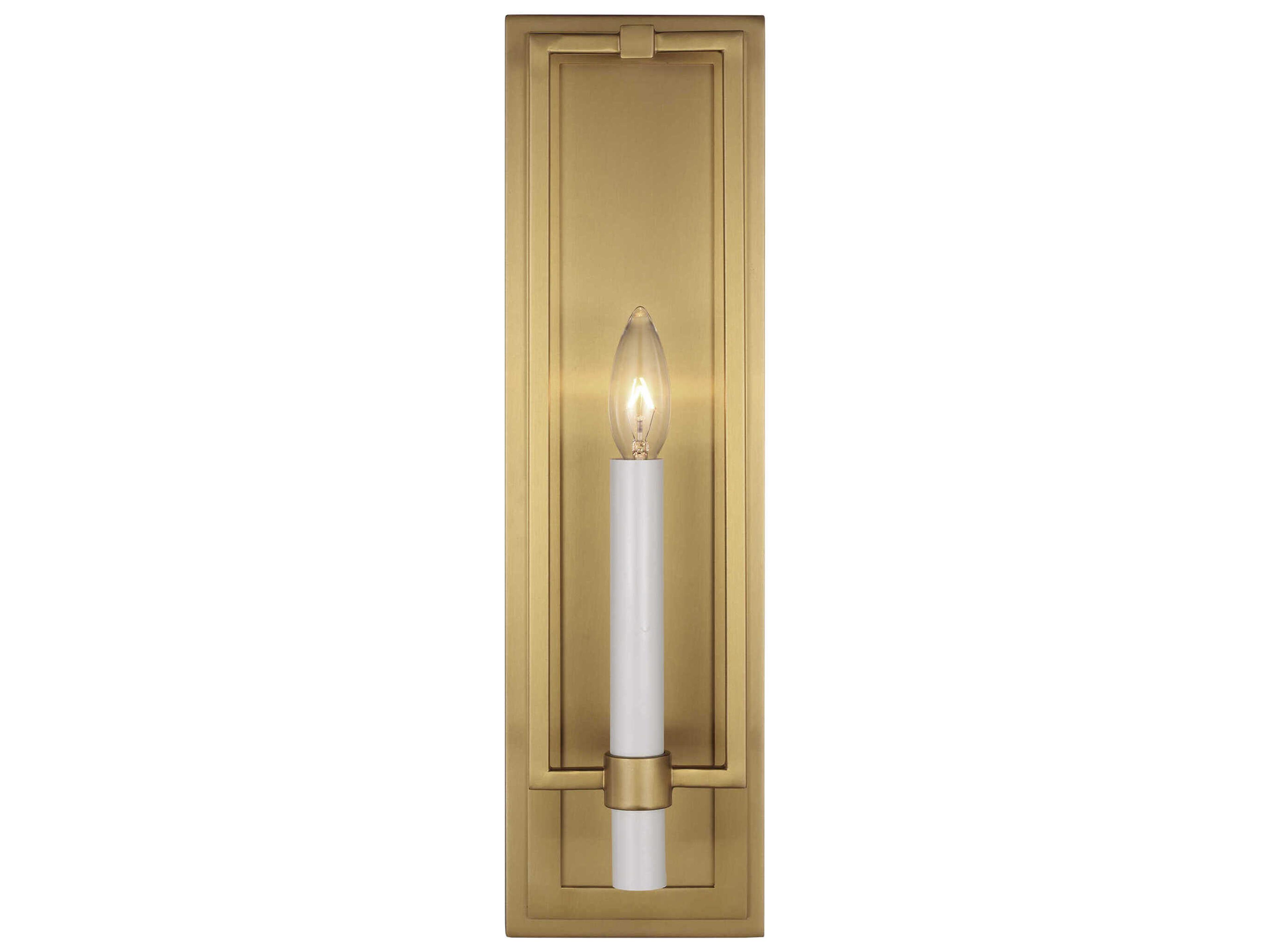 Visual Comfort Studio Marston 1-Light Burnished Brass Wall Sconce