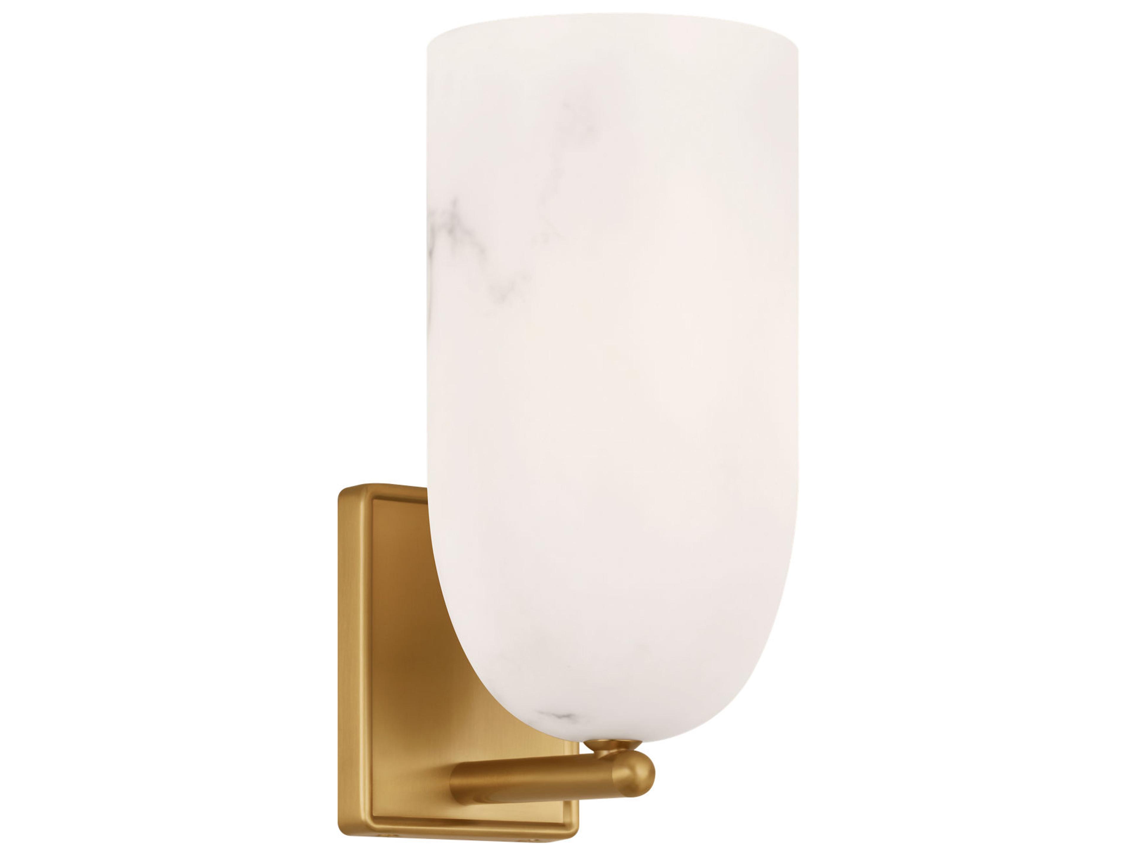 Visual Comfort Studio Savina 1-Light Burnished Brass Wall Sconce