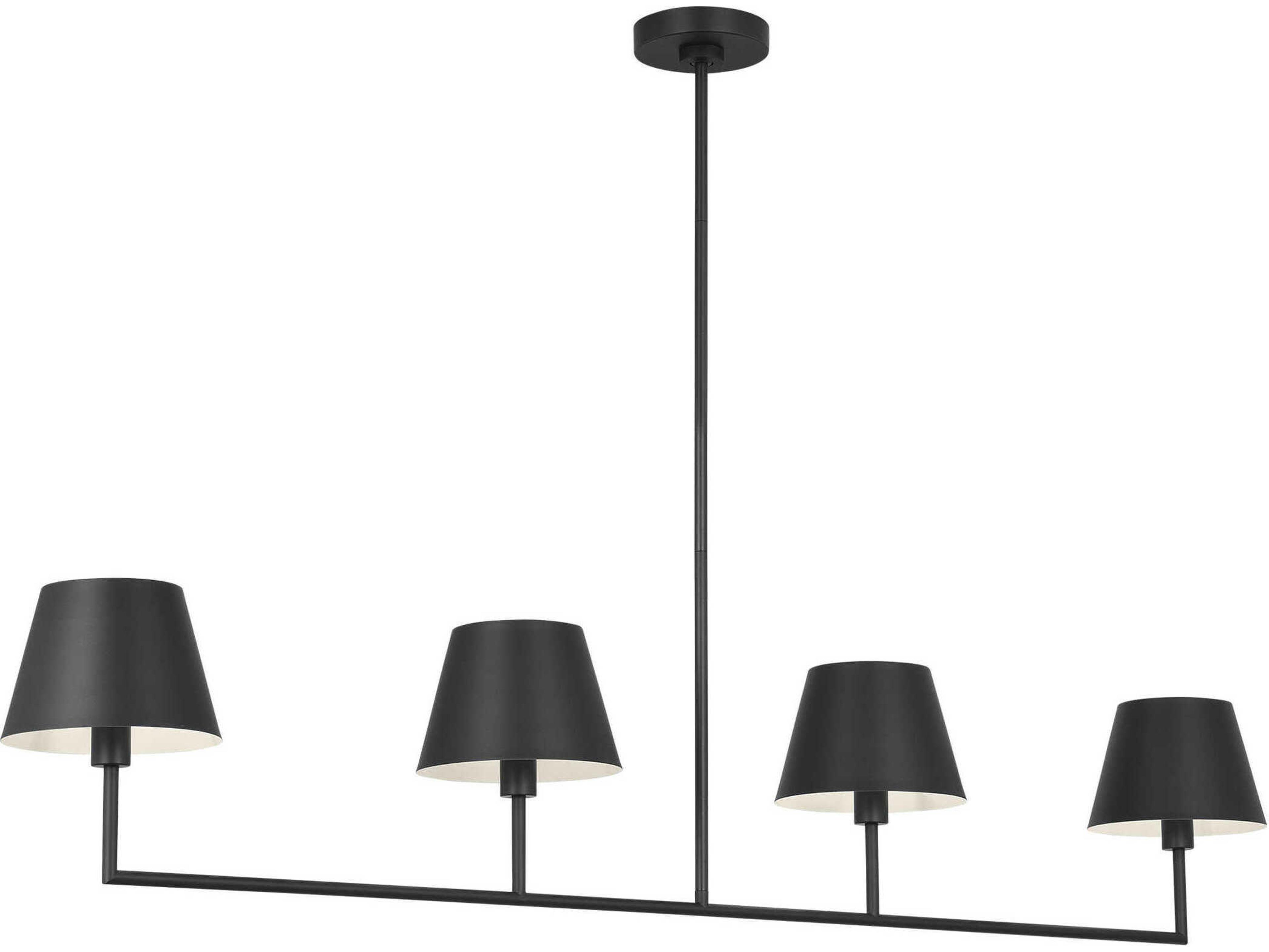 Visual Comfort Studio Ender 4-Light Midnight Black Island Pendant