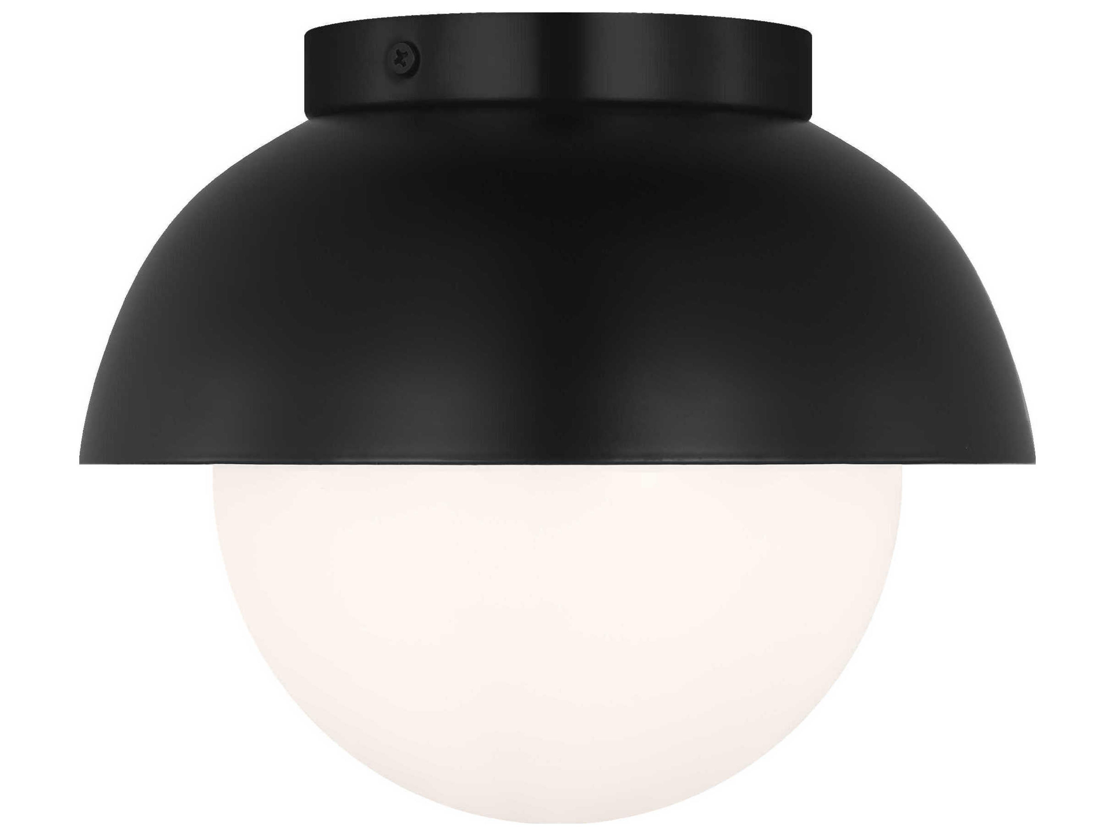 Visual Comfort Studio Hyde 1-Light Midnight Black Globe Flush Mount