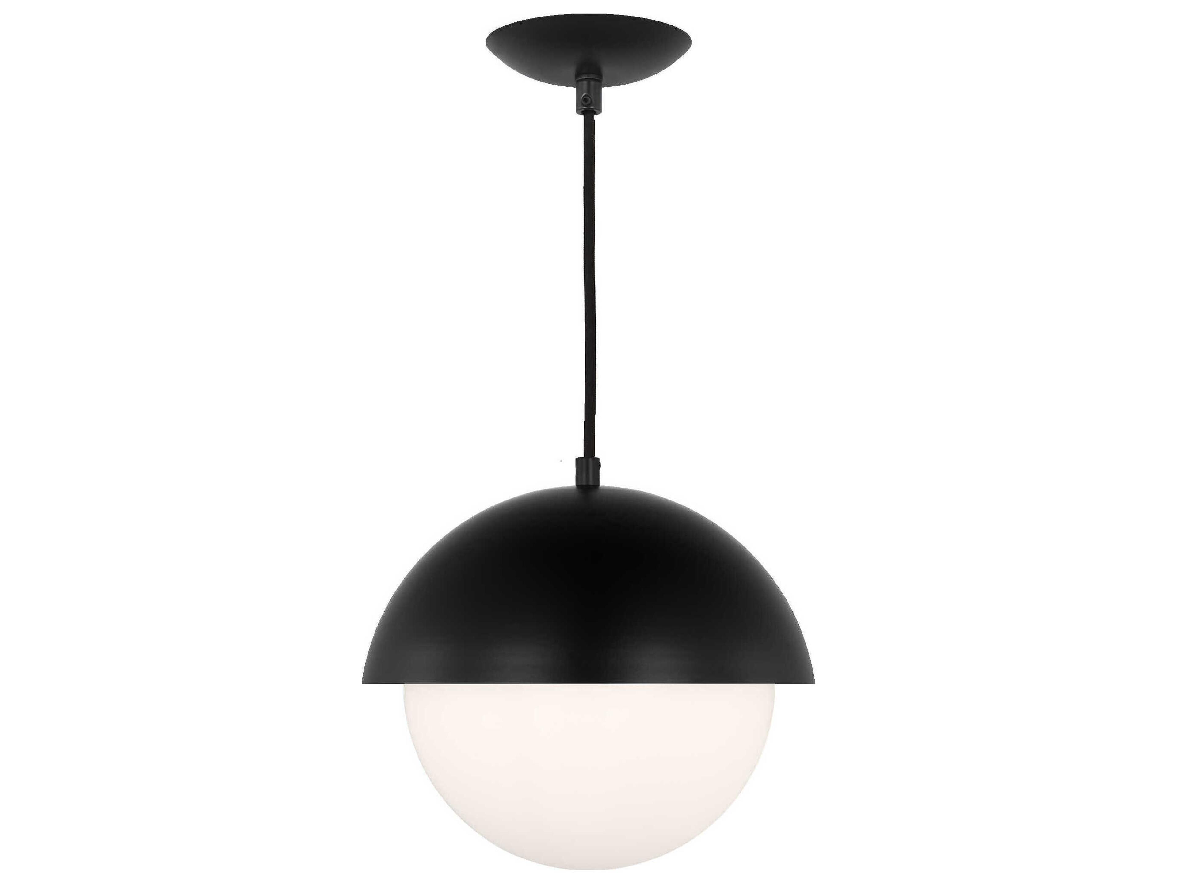Visual Comfort Studio Hyde 1-Light Midnight Black Globe Mini Pendant