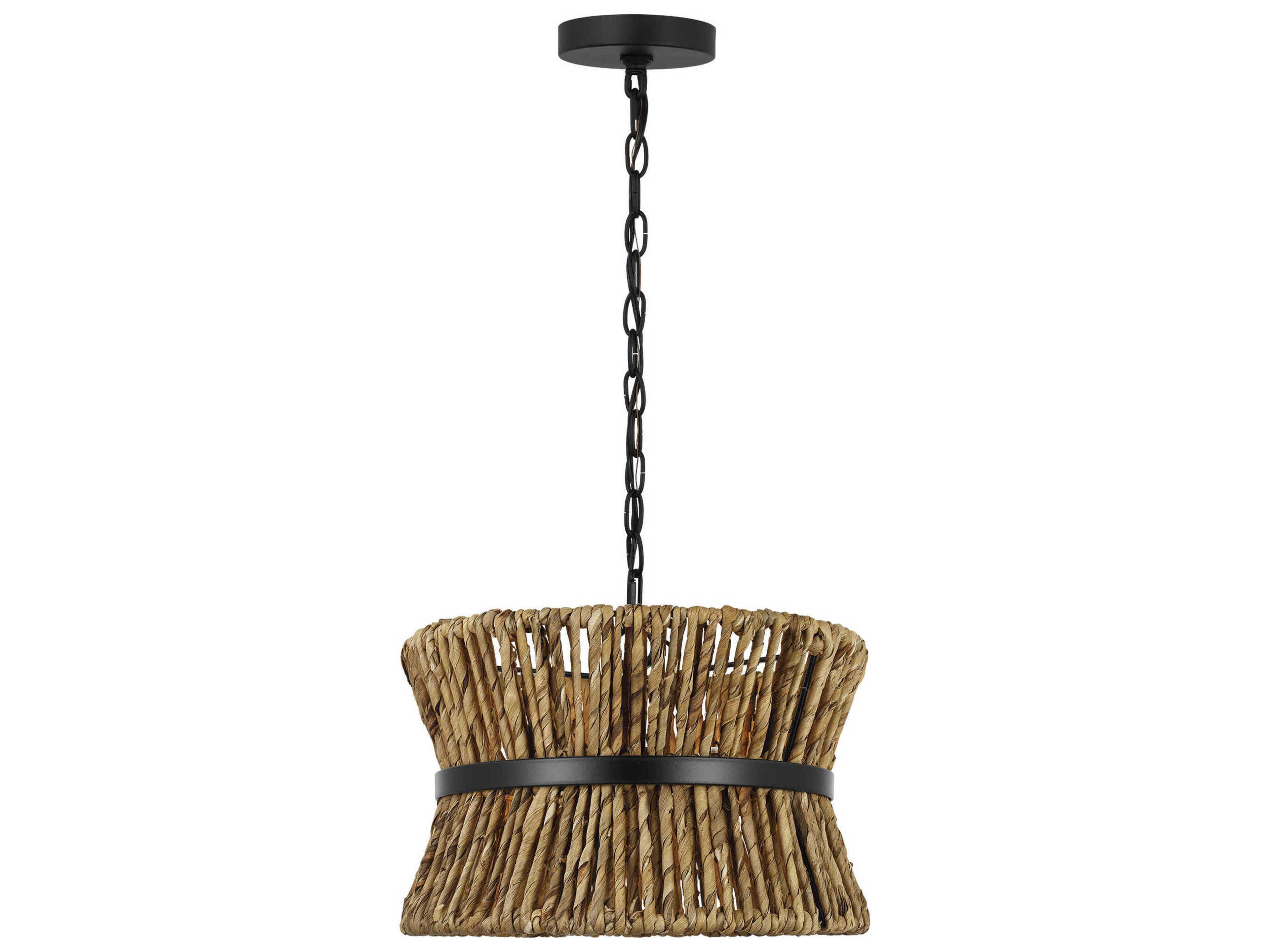 Visual Comfort Studio Thurlo 2-Light Midnight Black Brown Pendant