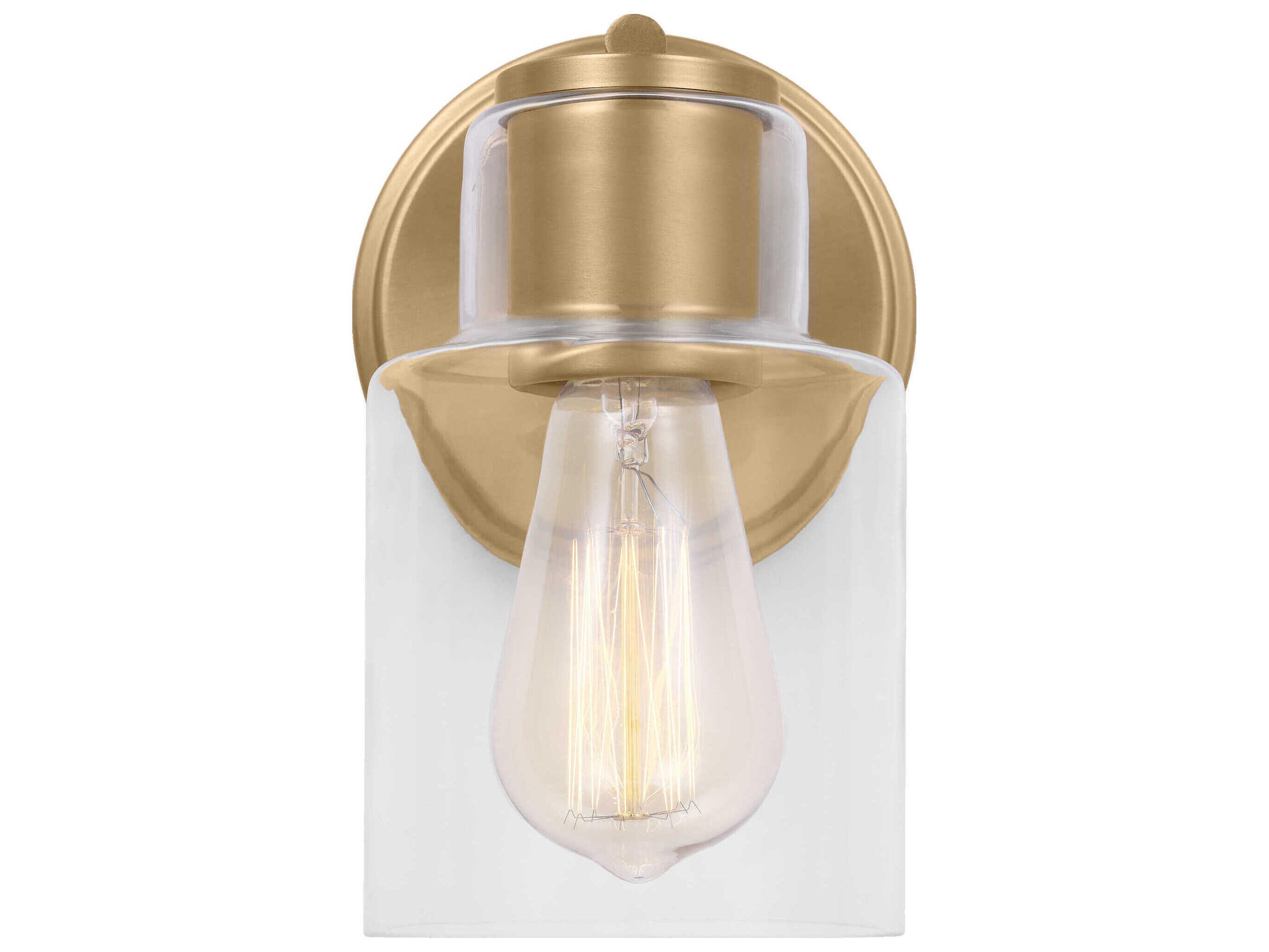 Visual Comfort Studio Sayward 1-Light Satin Brass Wall Sconce
