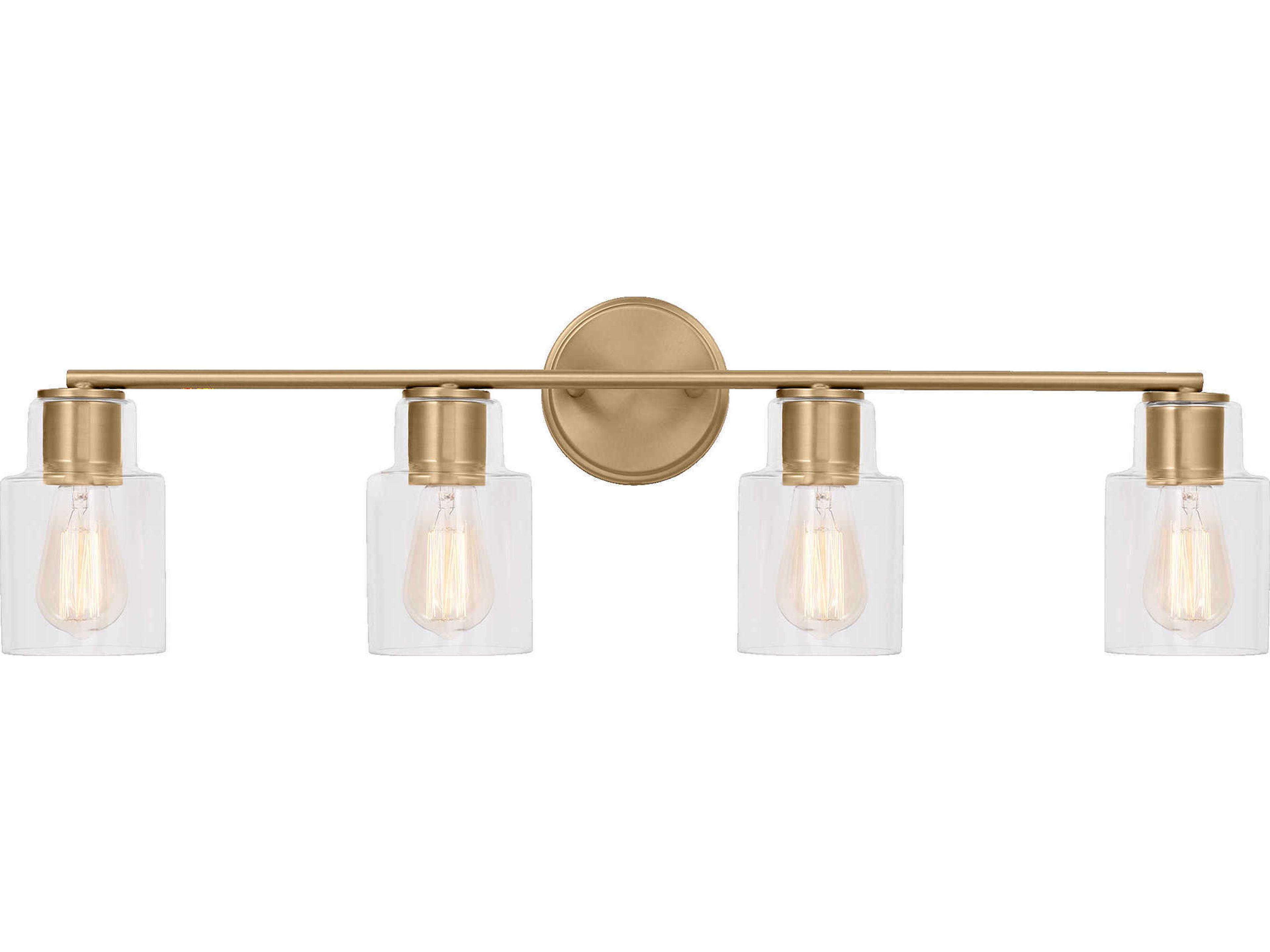 Visual Comfort Studio Sayward 4-Light Satin Brass Vanity Light