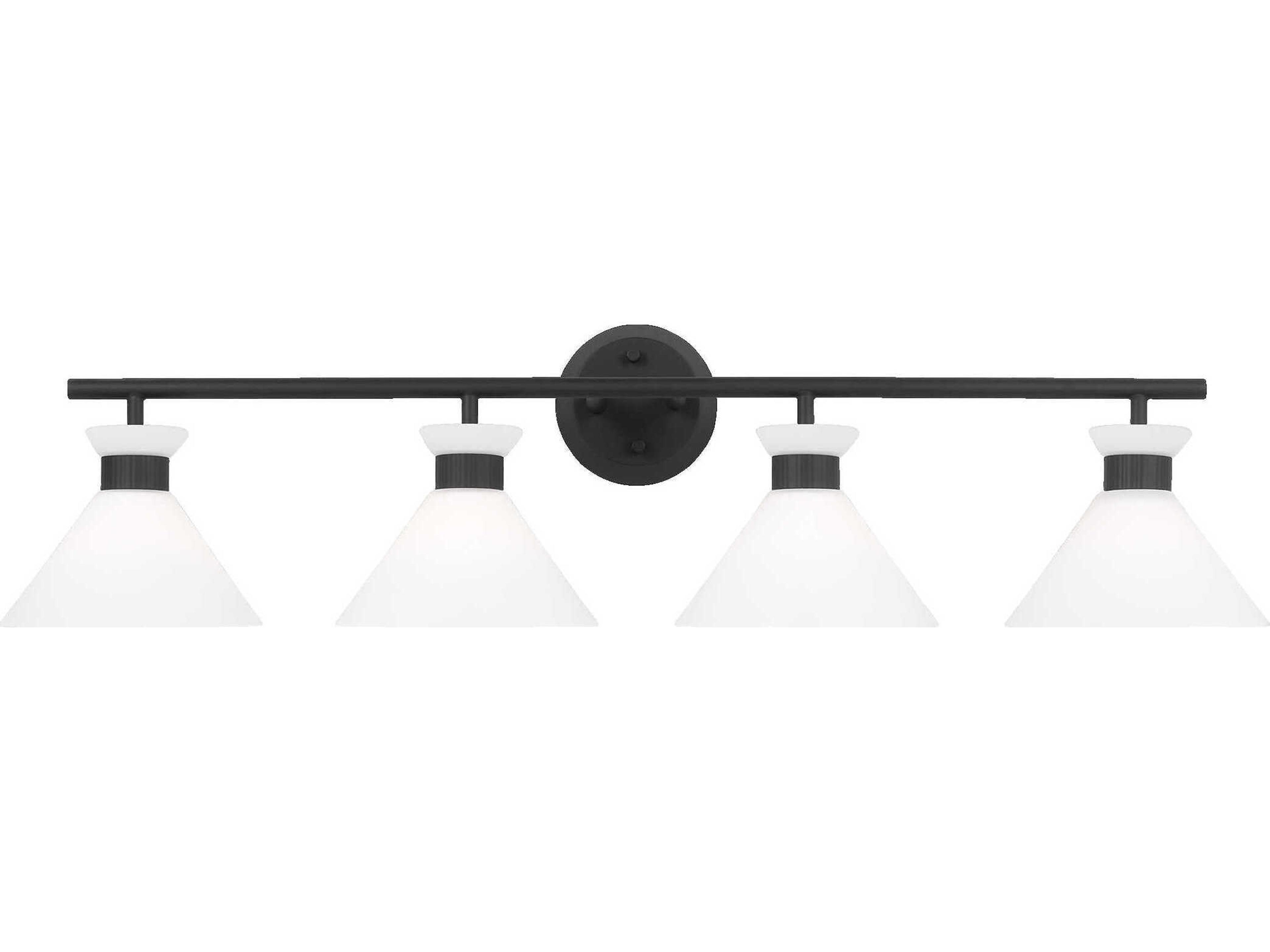 Visual Comfort Studio Belcarra 4-Light Midnight Black Vanity Light